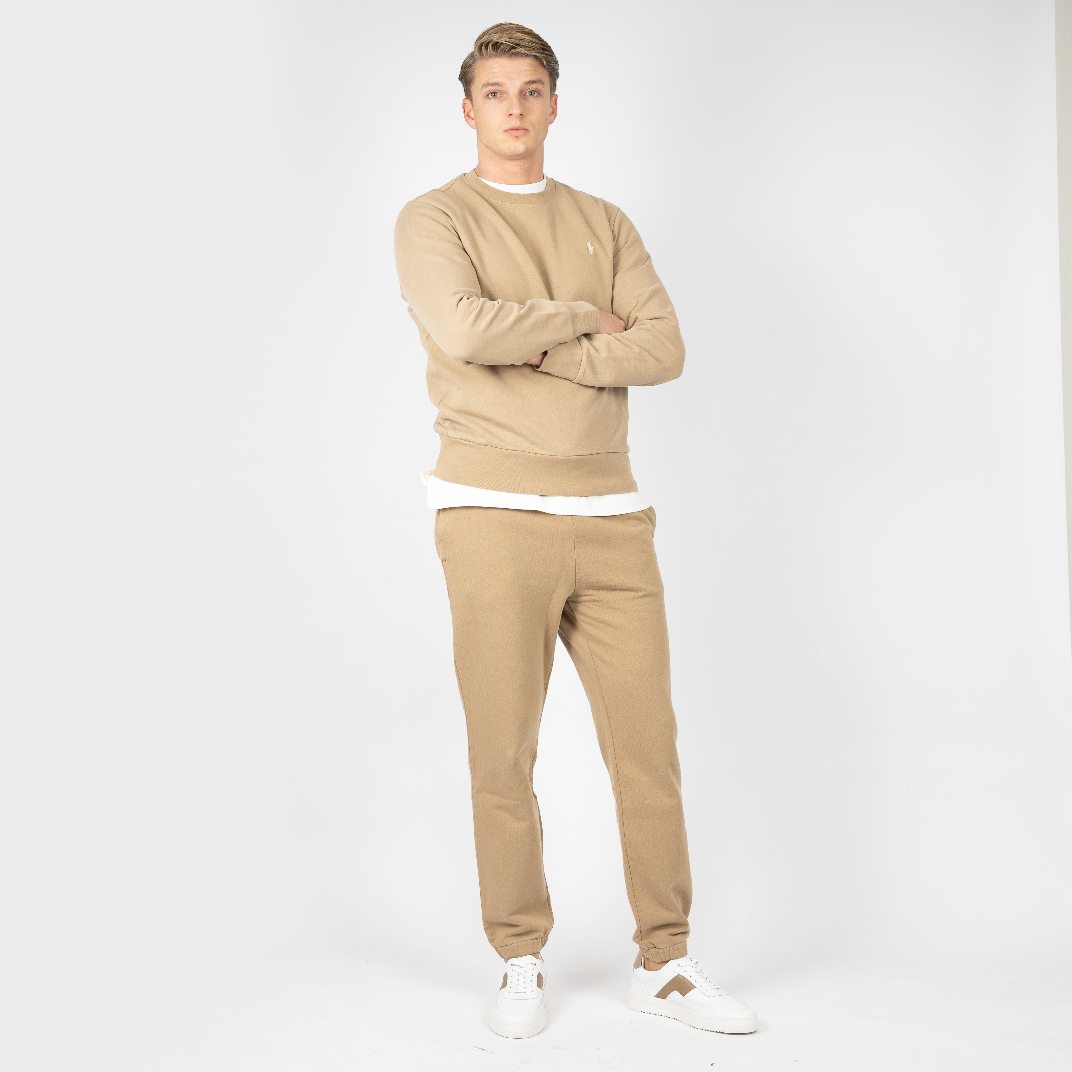 Ralph Lauren Joggingbroek Beige | Loopback Fleece