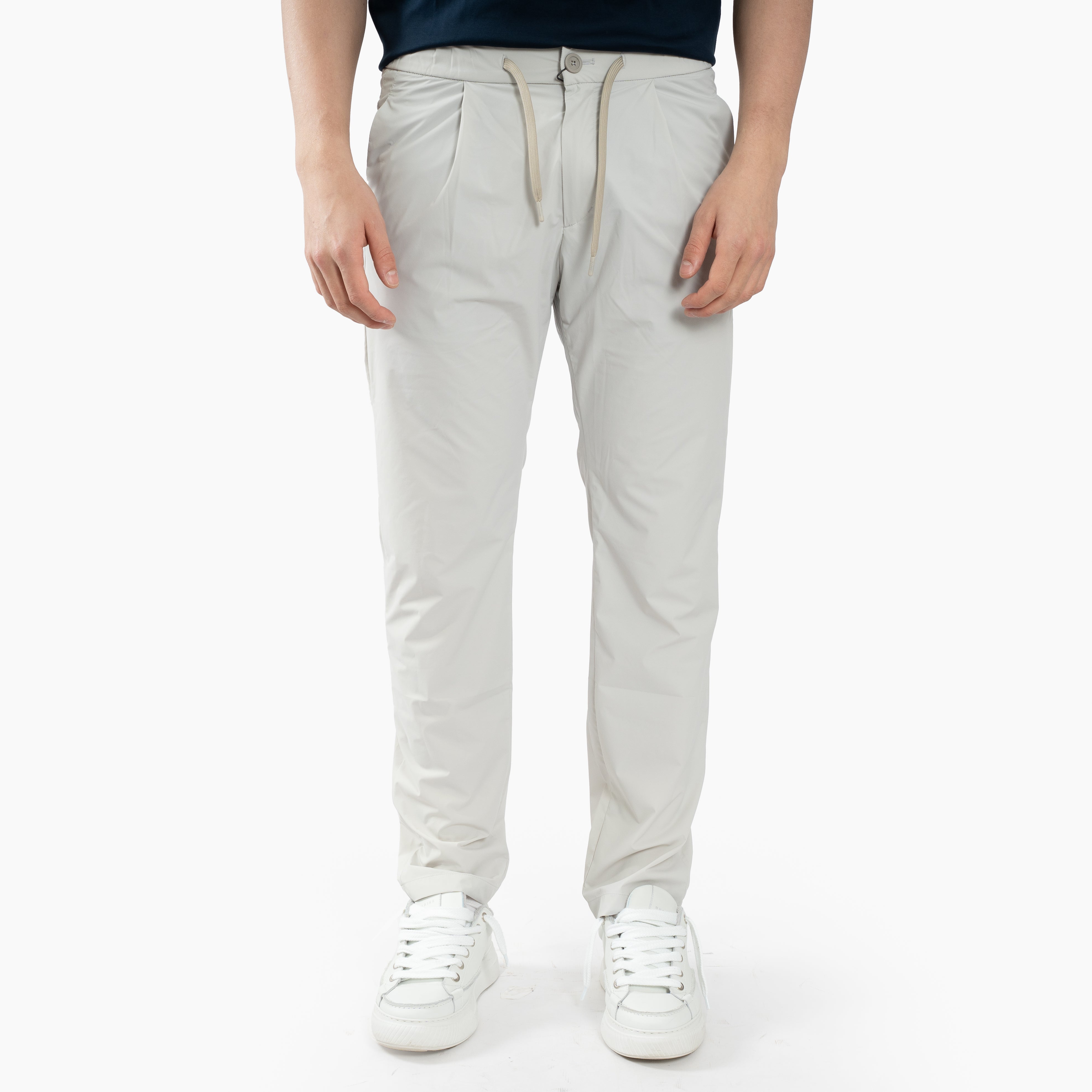 Herno Chino Lichtgrijs | Nylon Maestro Trousers