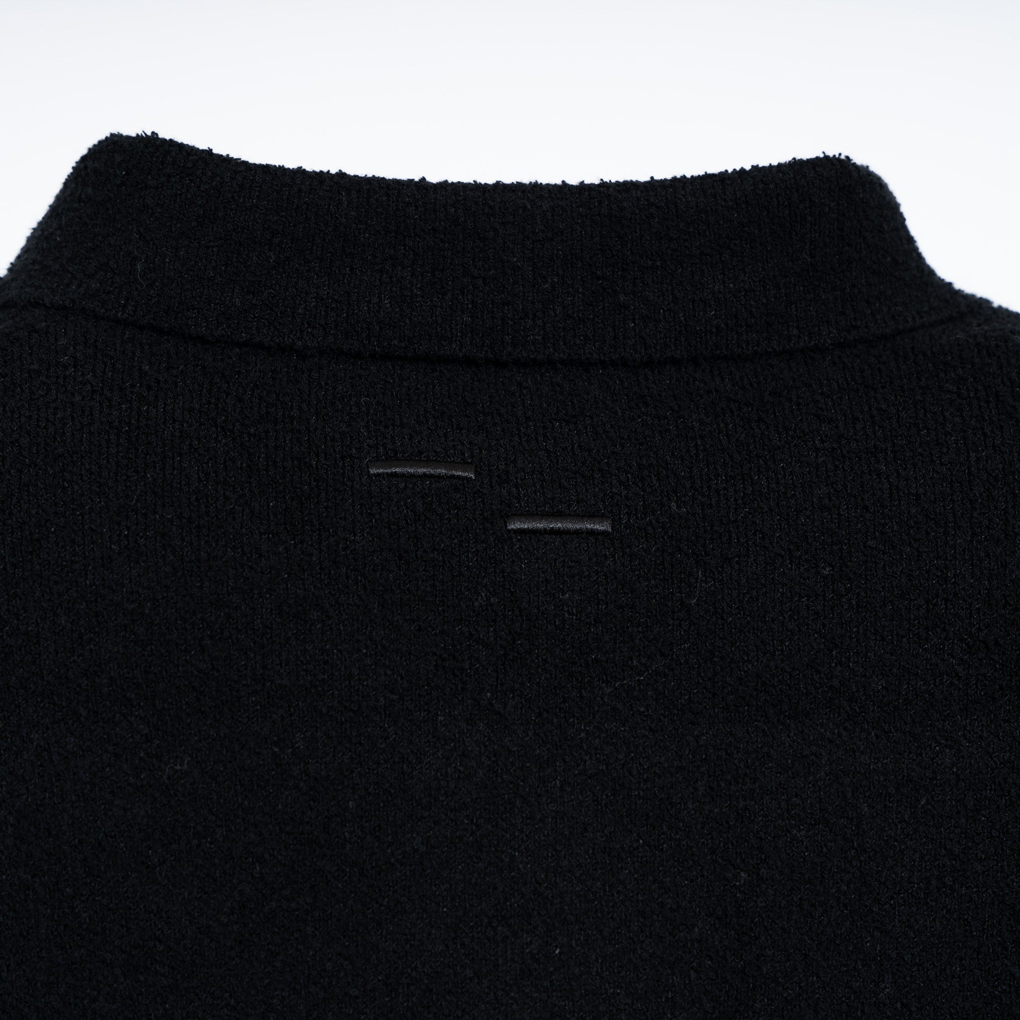 Filling Pieces Gebreide Trui Zwart | Knit Shirt Boucle