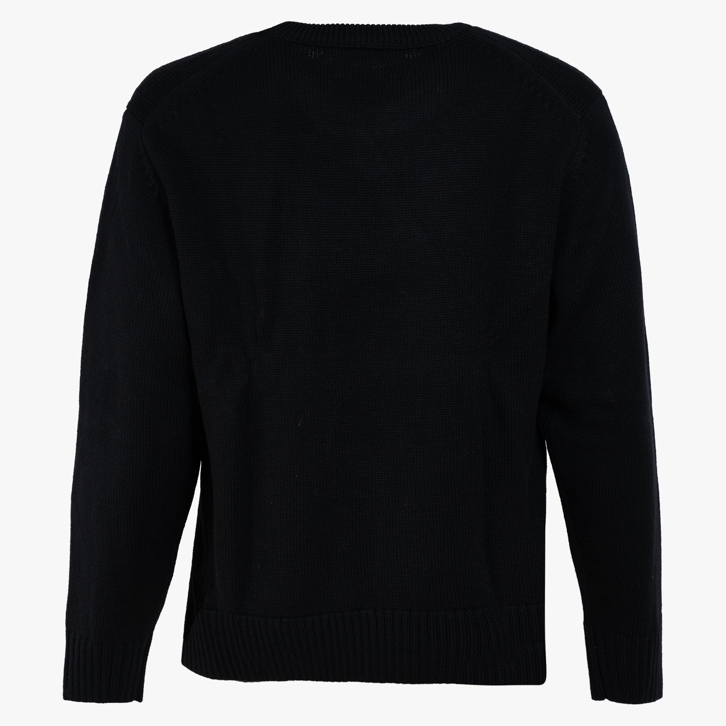 Filling Pieces Gebreide Trui Zwart | Knit Sweater Knot