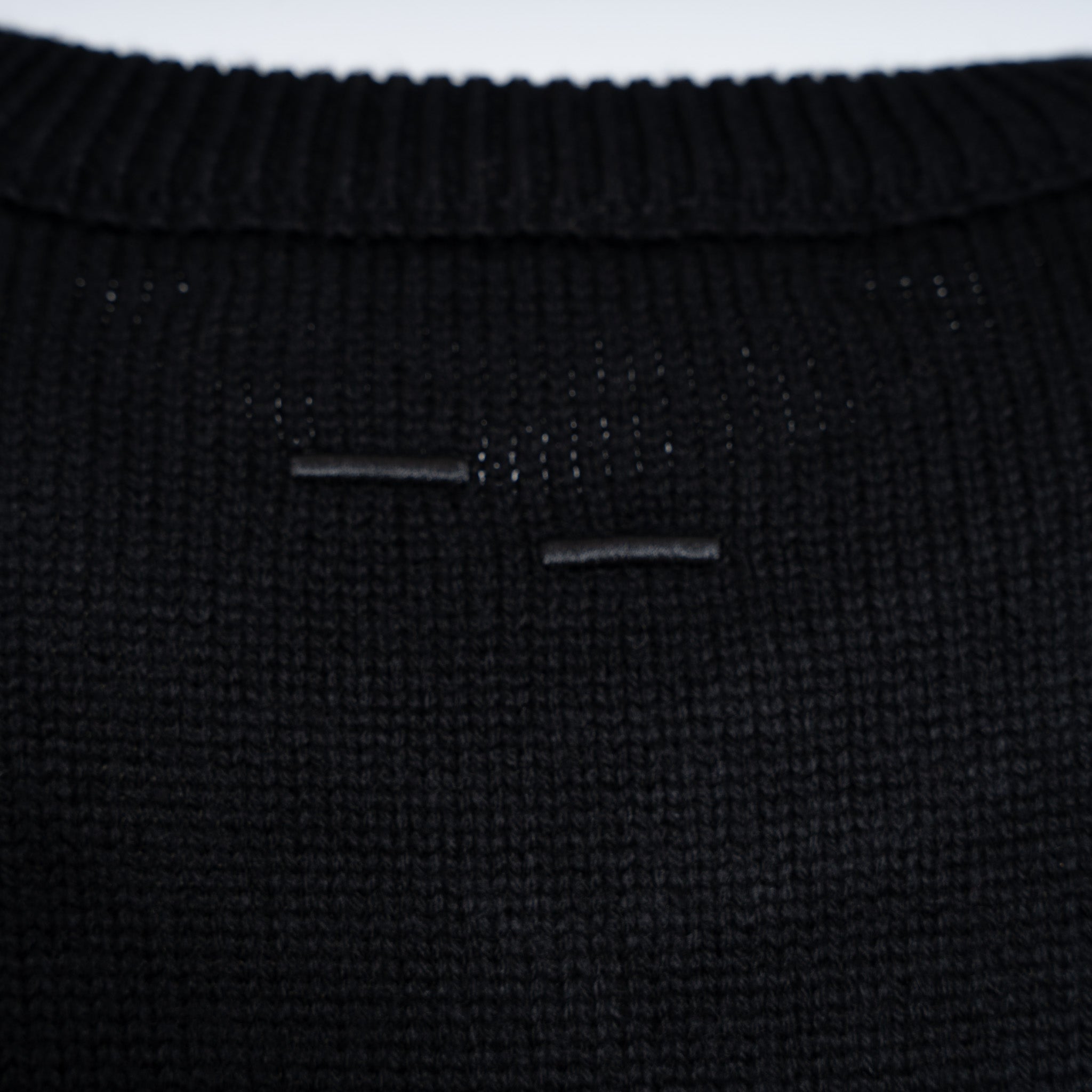 Filling Pieces Gebreide Trui Zwart | Knit Sweater Knot