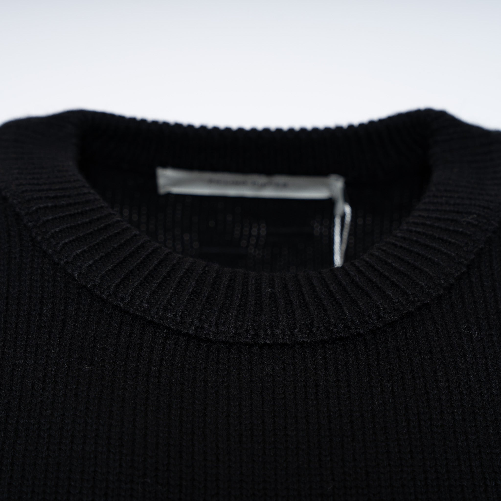 Filling Pieces Gebreide Trui Zwart | Knit Sweater Knot