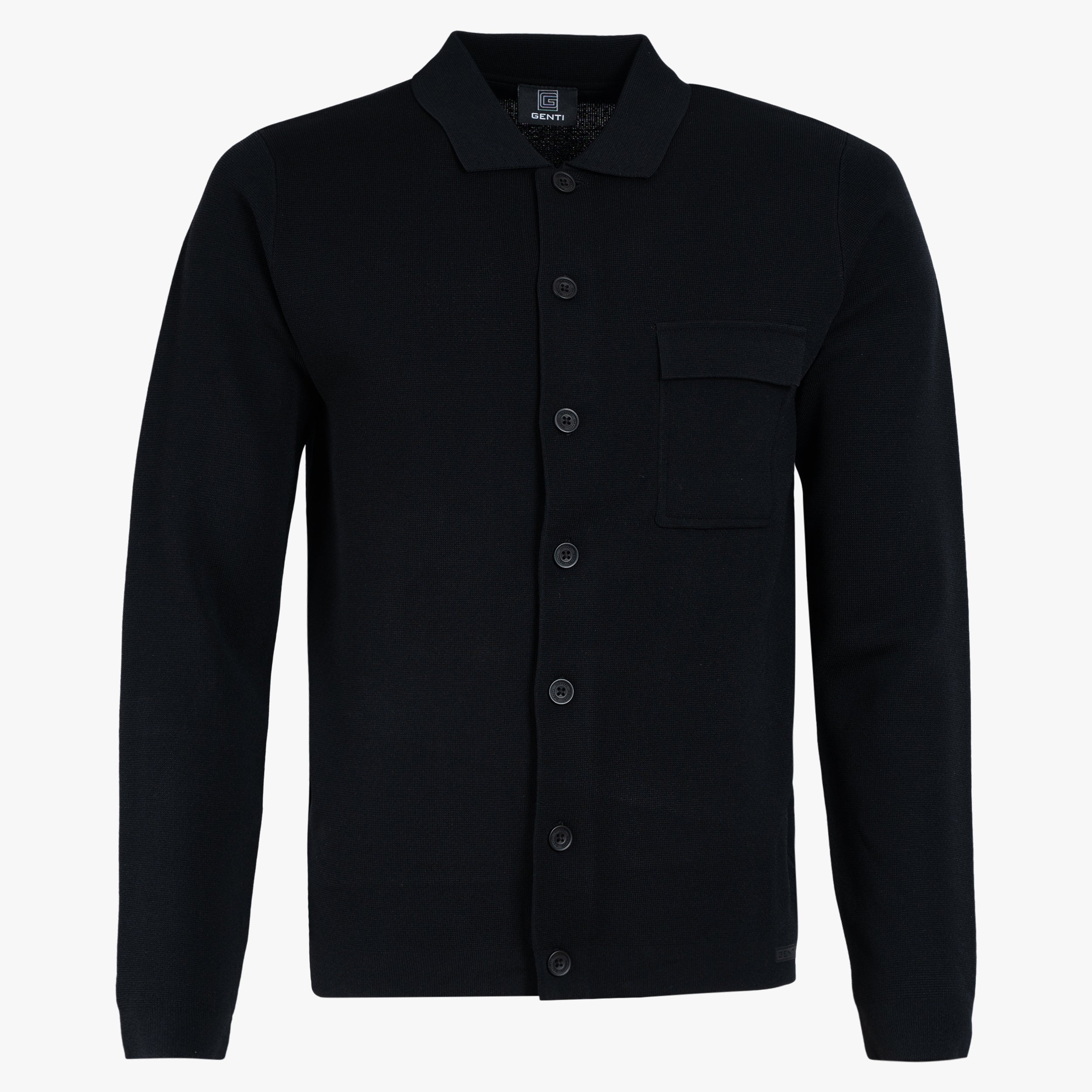 Genti Knoopvest Donkerblauw | Cool Dry