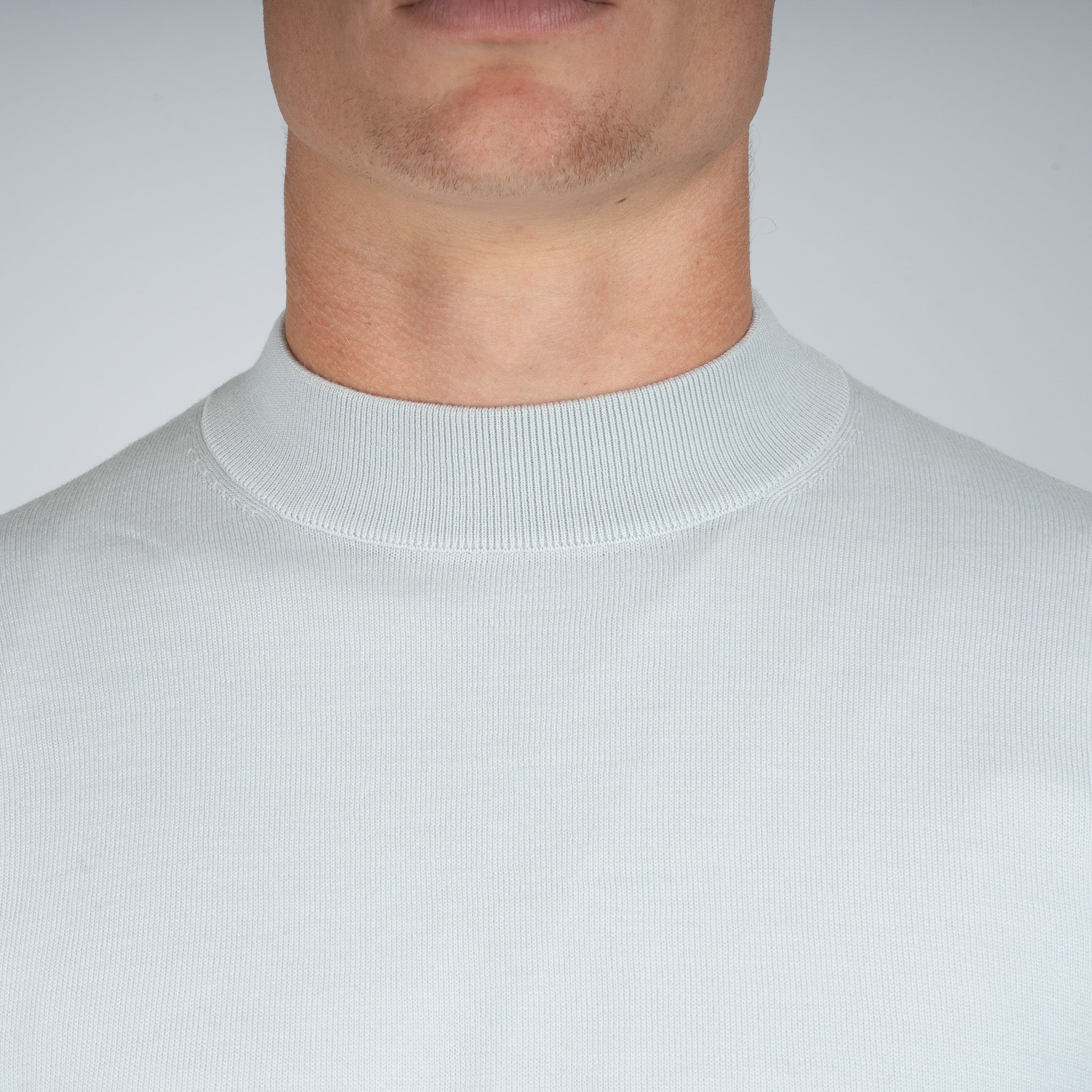 SEVEN DIALS Gebreide Turtleneck Trui Ijsblauw | Goy