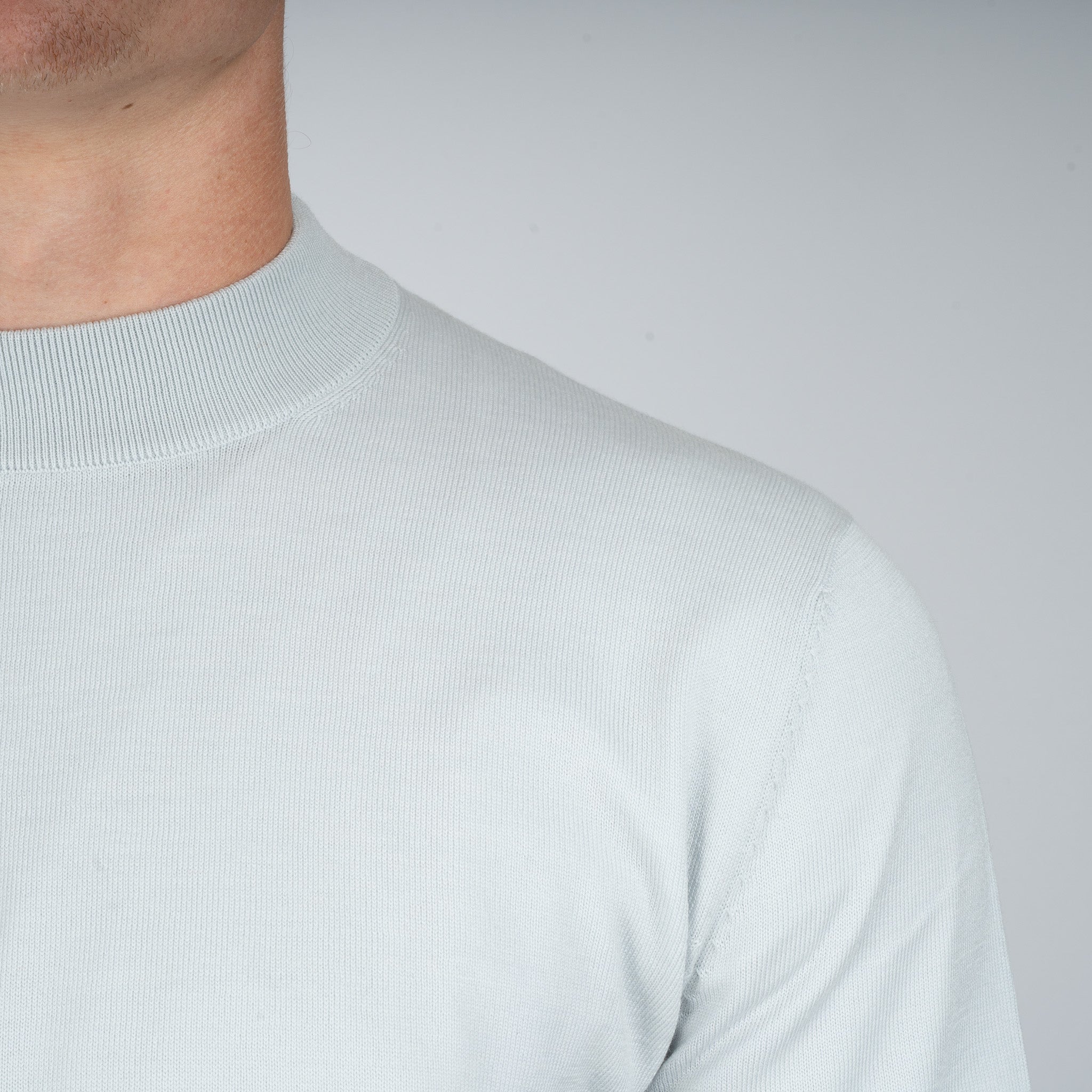 SEVEN DIALS Gebreide Turtleneck Trui Ijsblauw | Goy