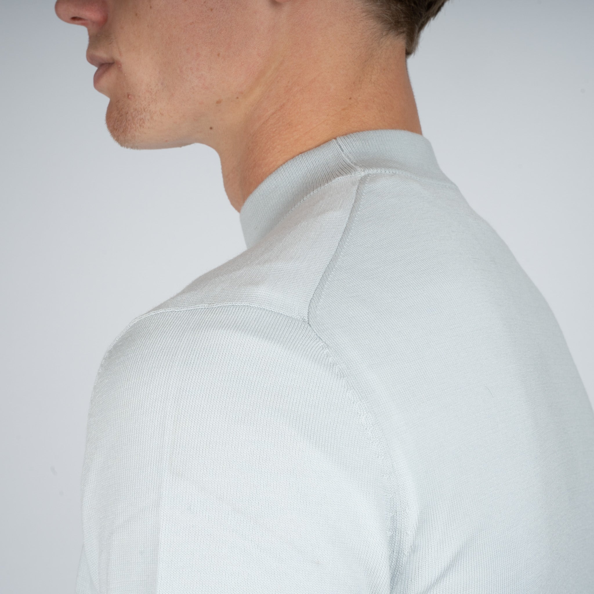 SEVEN DIALS Gebreide Turtleneck Trui Ijsblauw | Goy