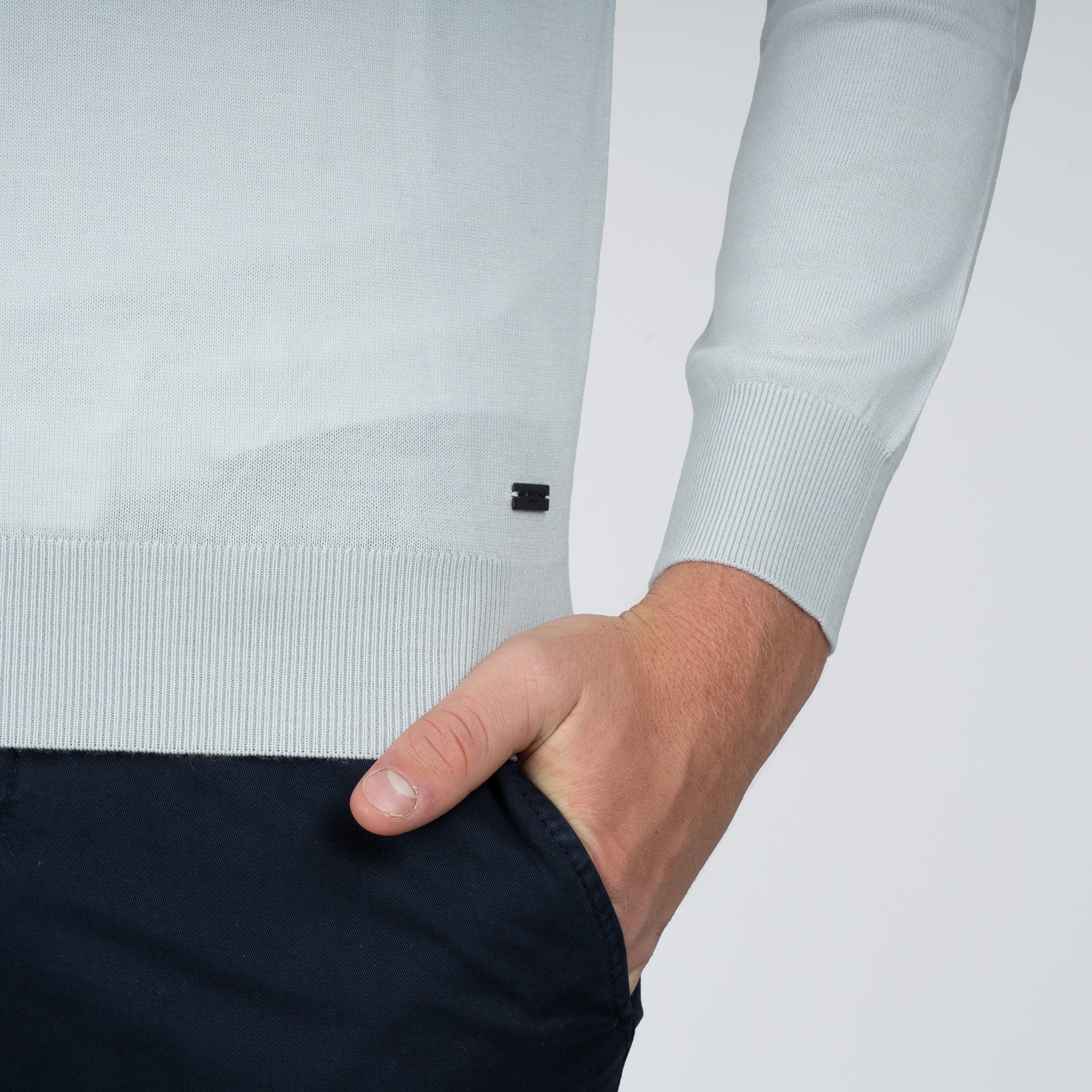SEVEN DIALS Gebreide Turtleneck Trui Ijsblauw | Goy