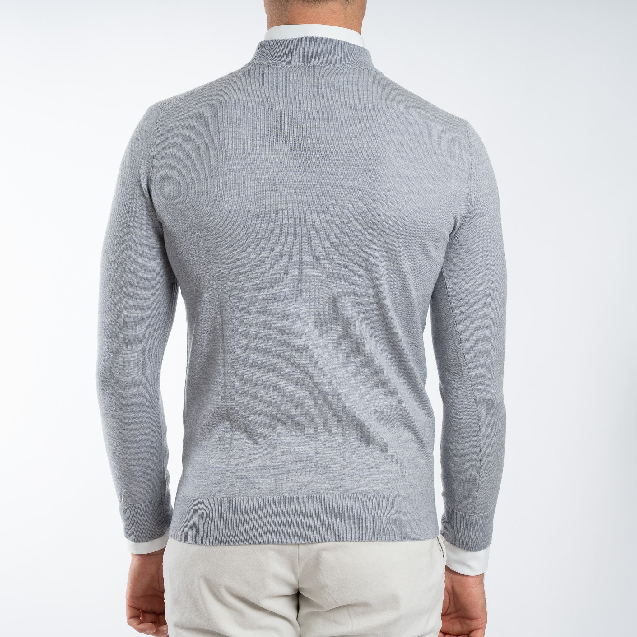 SEVEN DIALS Gebreide Turtleneck Trui Grijs | Goy