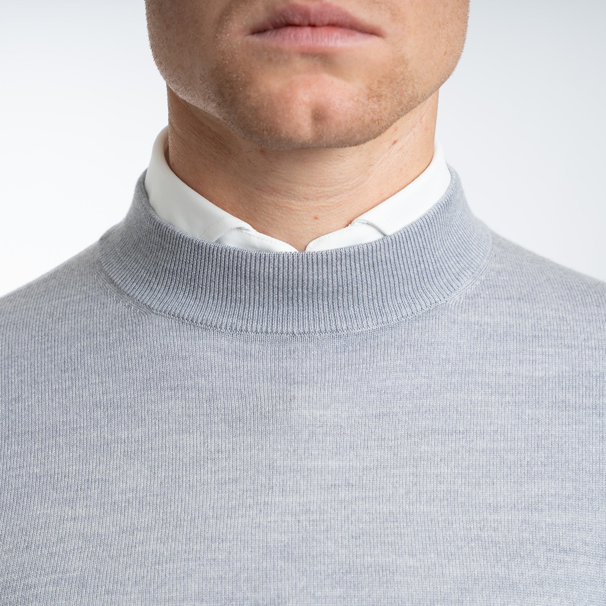 SEVEN DIALS Gebreide Turtleneck Trui Grijs | Goy