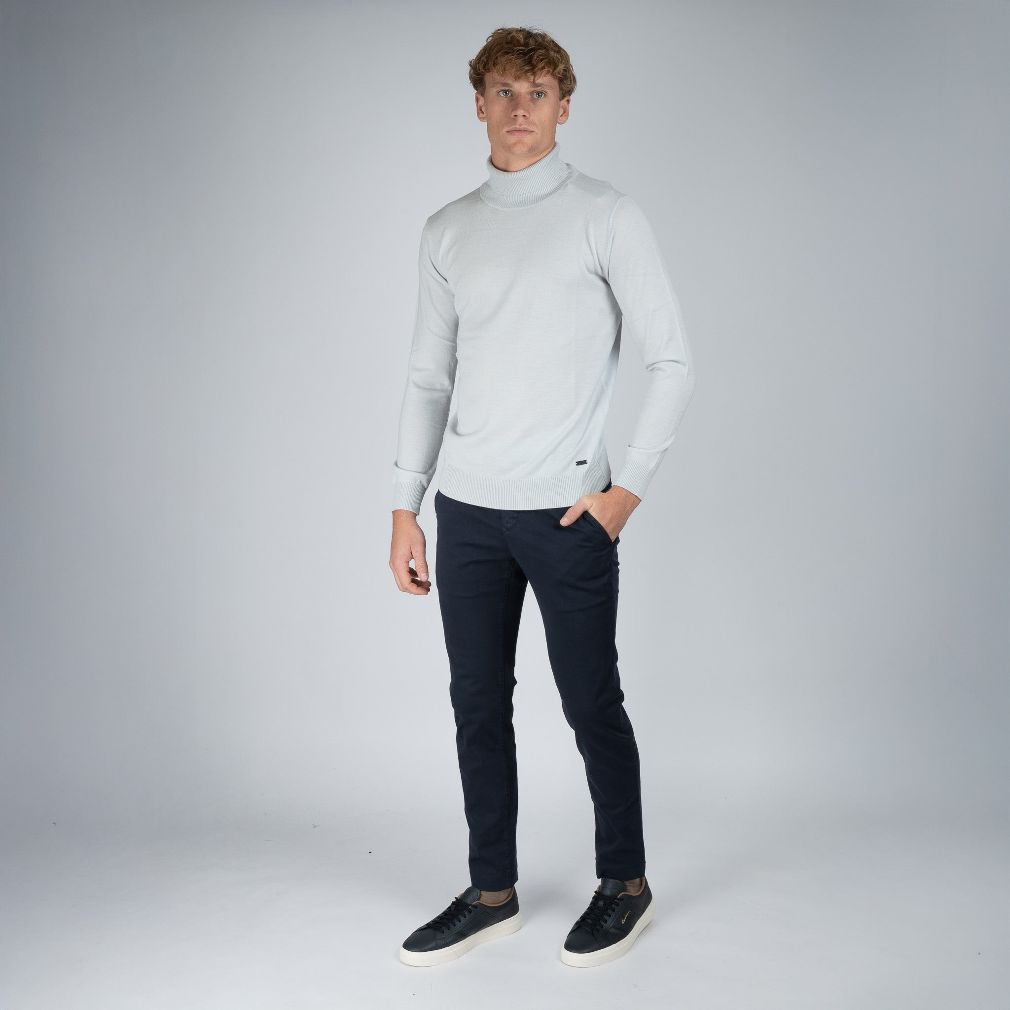 SEVEN DIALS Gebreide Coltrui Ijswit | Shawn