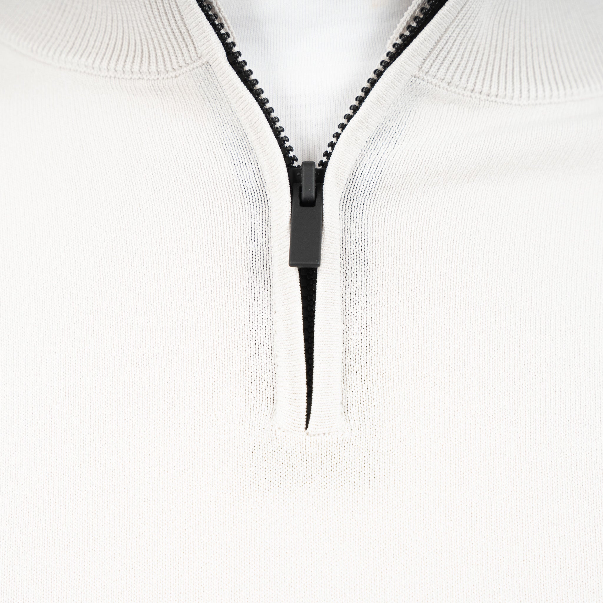 SEVEN DIALS Technische Trui met Rits Lichtgrijs | Spike