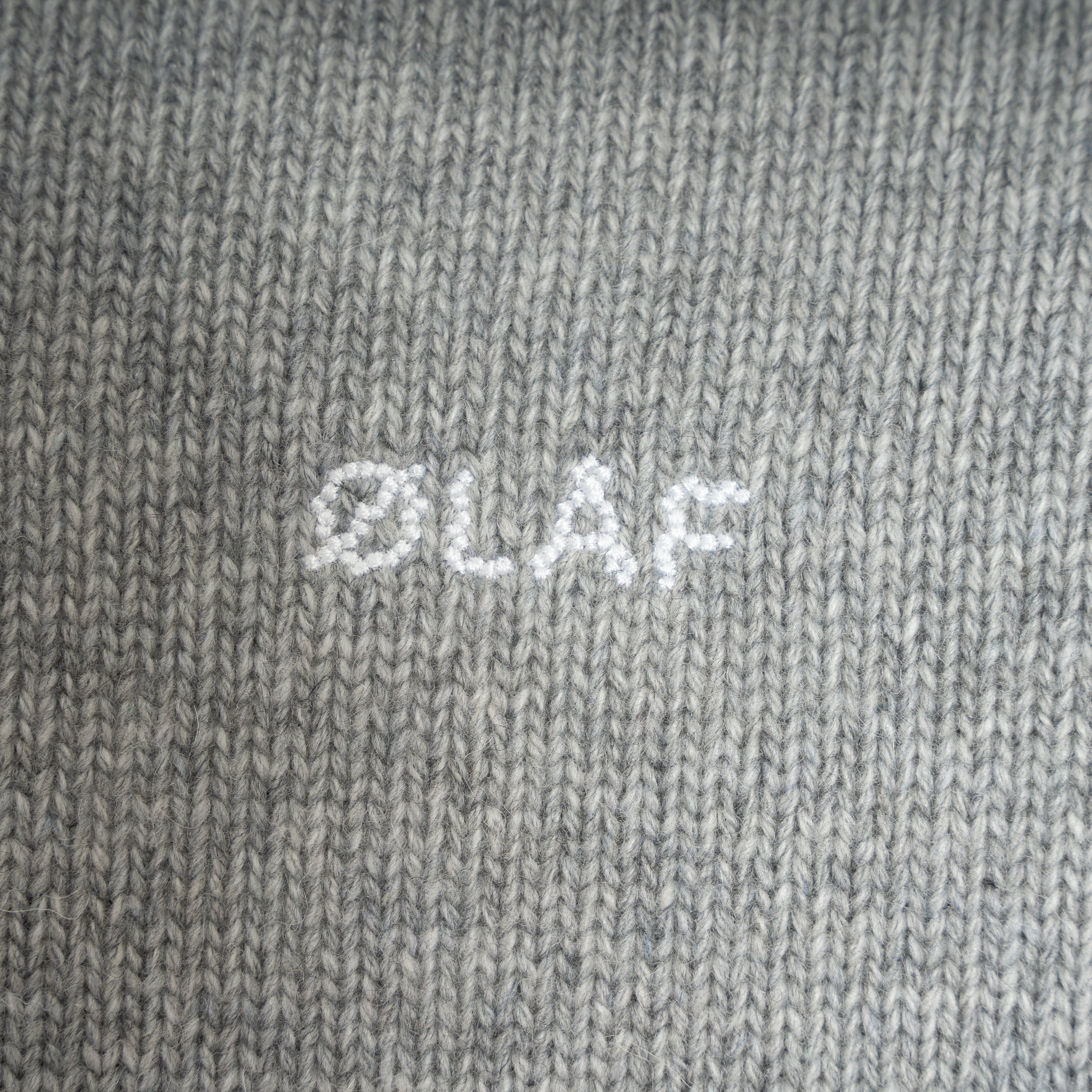 Olaf Gebreide Trui Grijs | Essential Knitted Crewneck