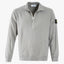 Stone Island Sweater met Rits Grijs | Brushed Cotton