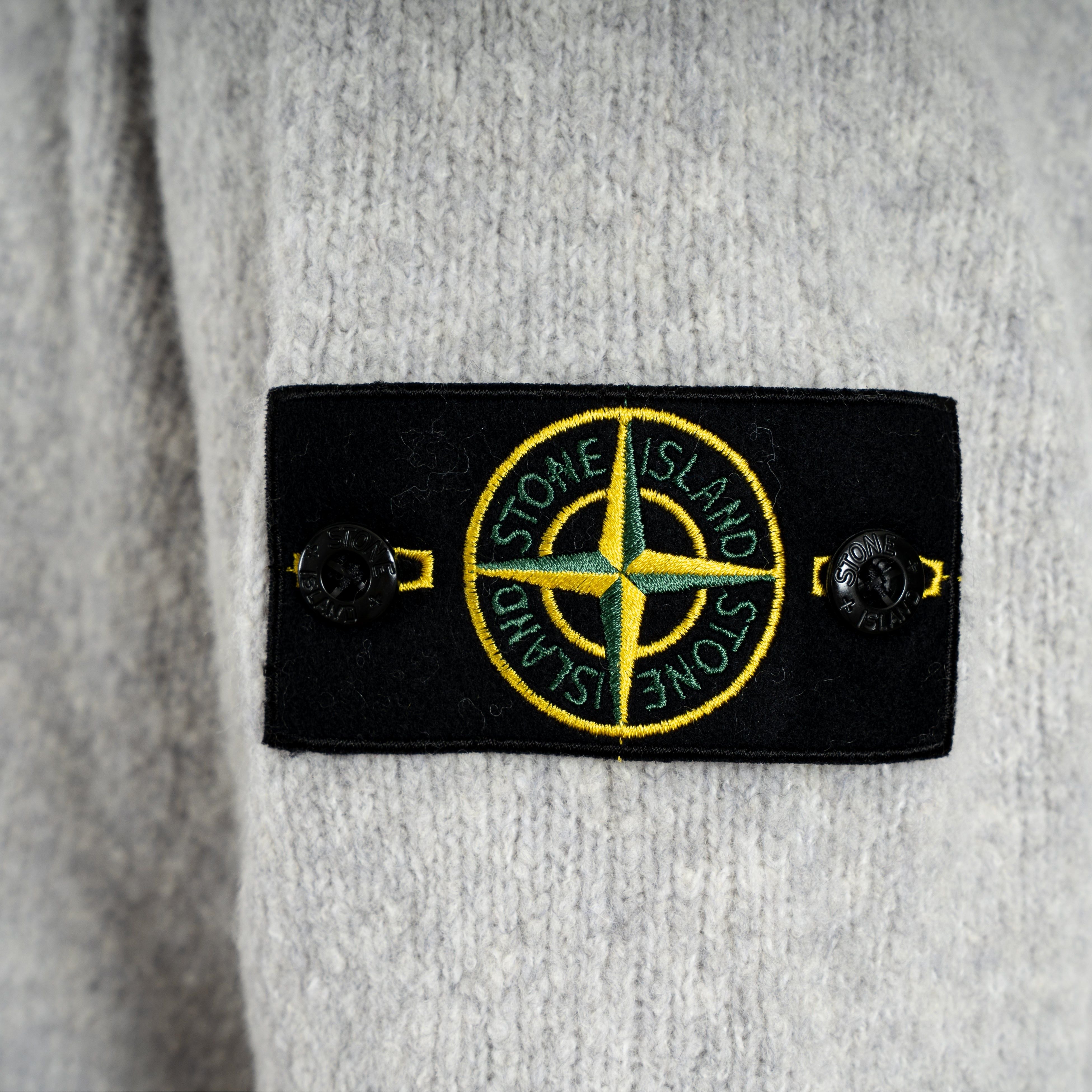 Stone Island Gebreide Trui Grijs | Fancy Yarn
