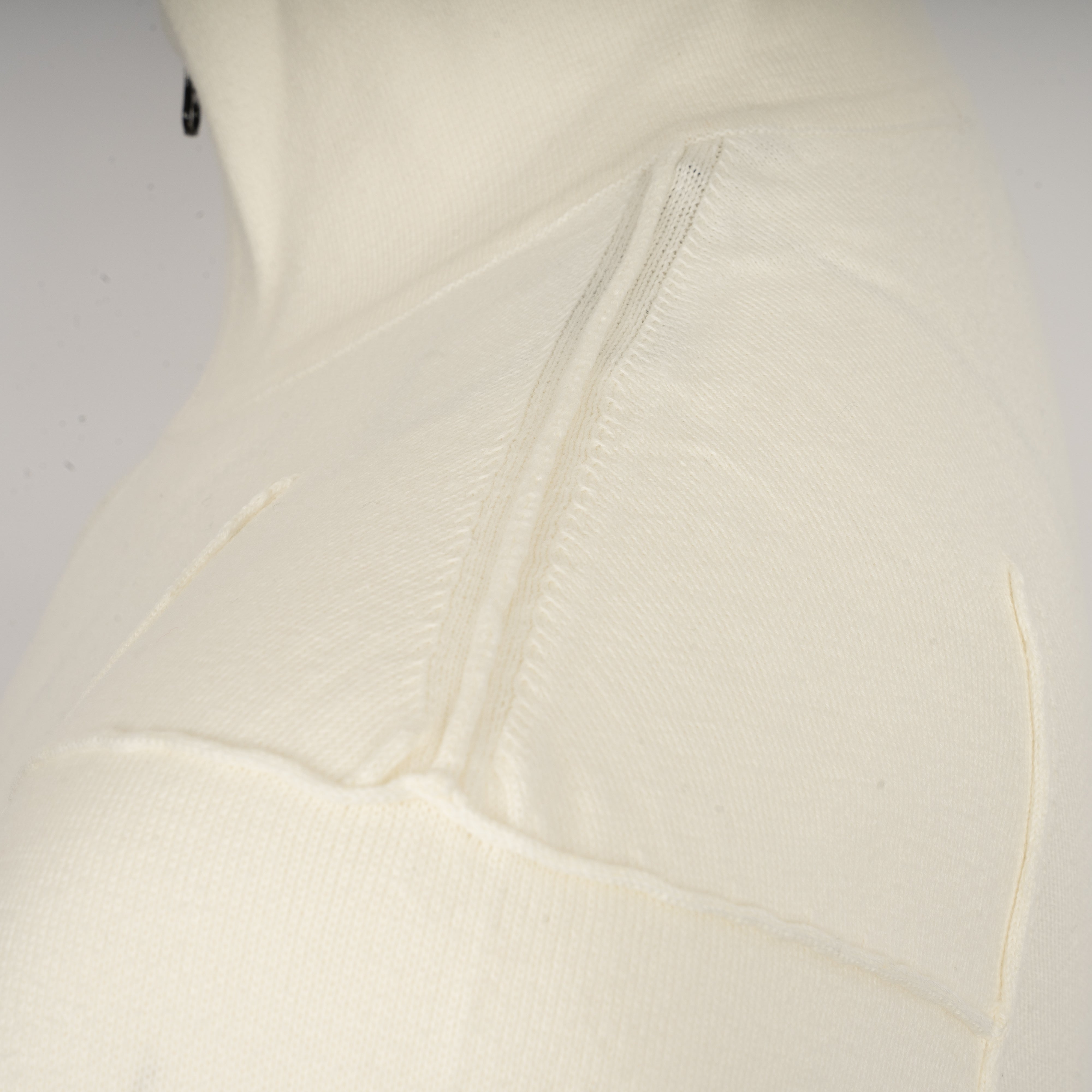 CP Company Gebreide Trui met Rits Creme | Lens Knit