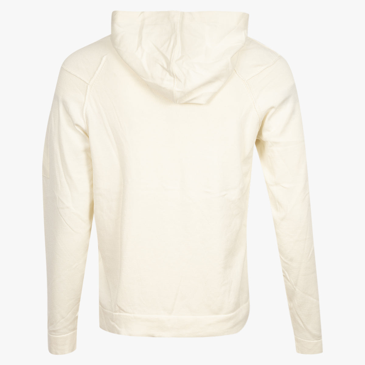 CP Company Gebreide Hoodie Creme | Hooded Lens Knit