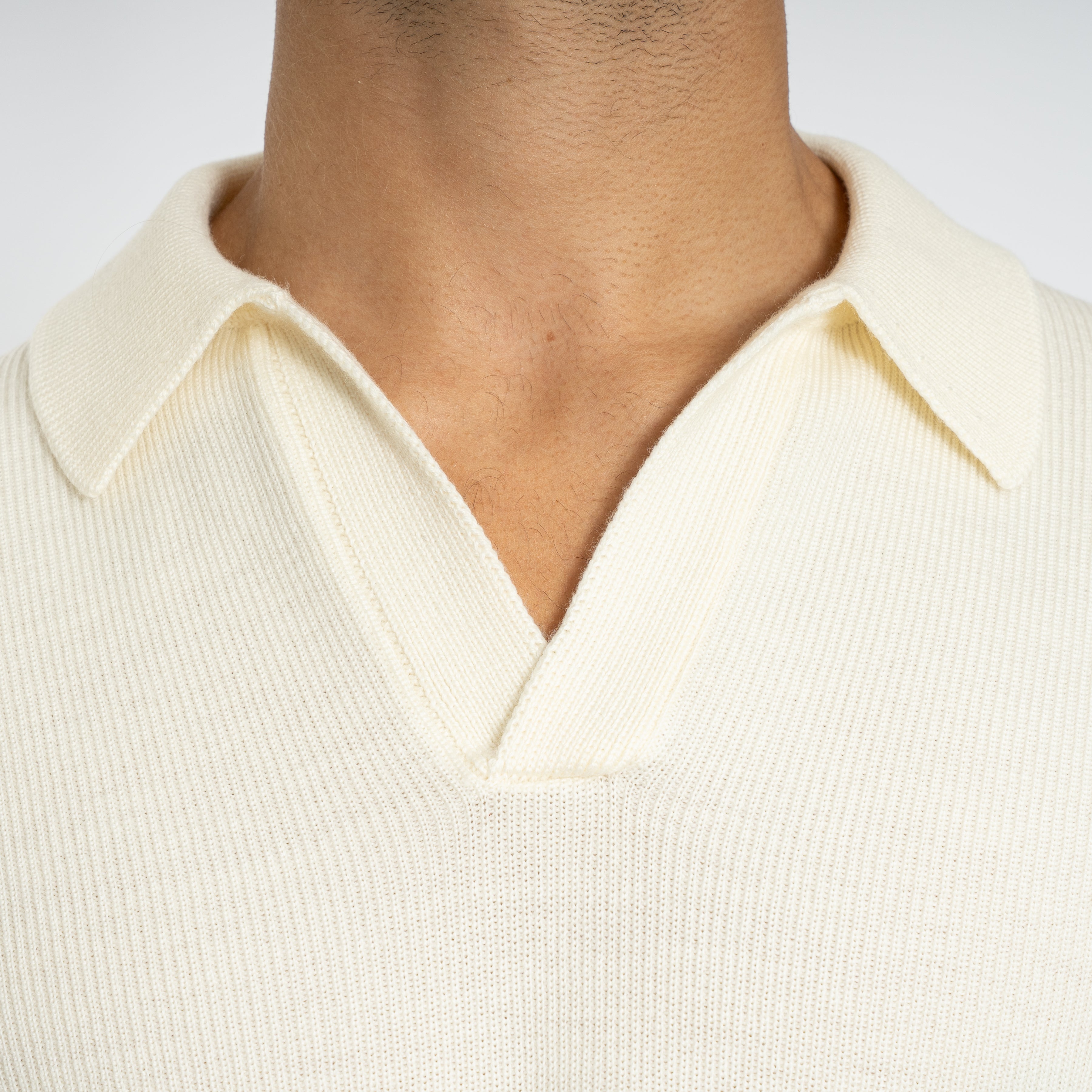 Gran Sasso Gebreide Trui Polokraag Creme | Extrafine Merino