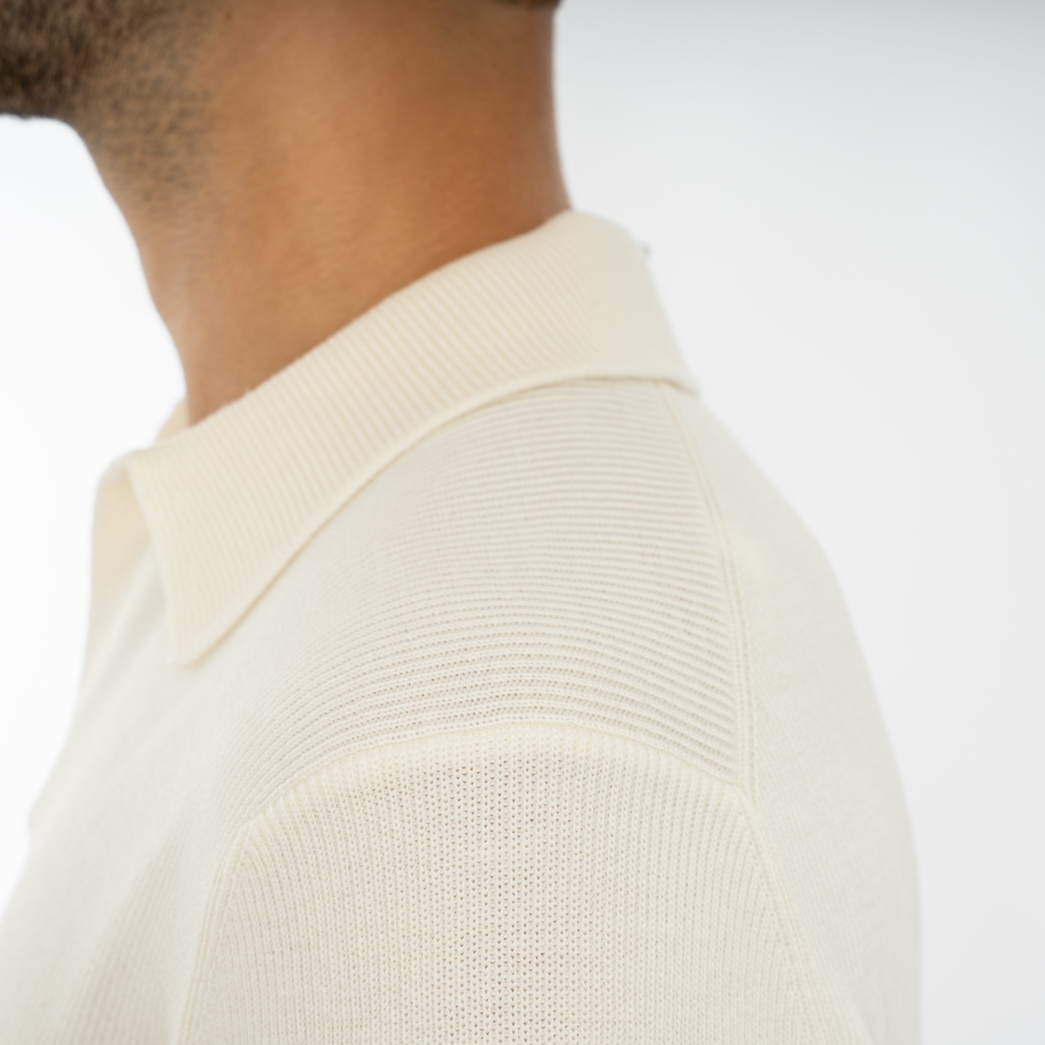 Gran Sasso Gebreide Trui Polokraag Creme | Extrafine Merino