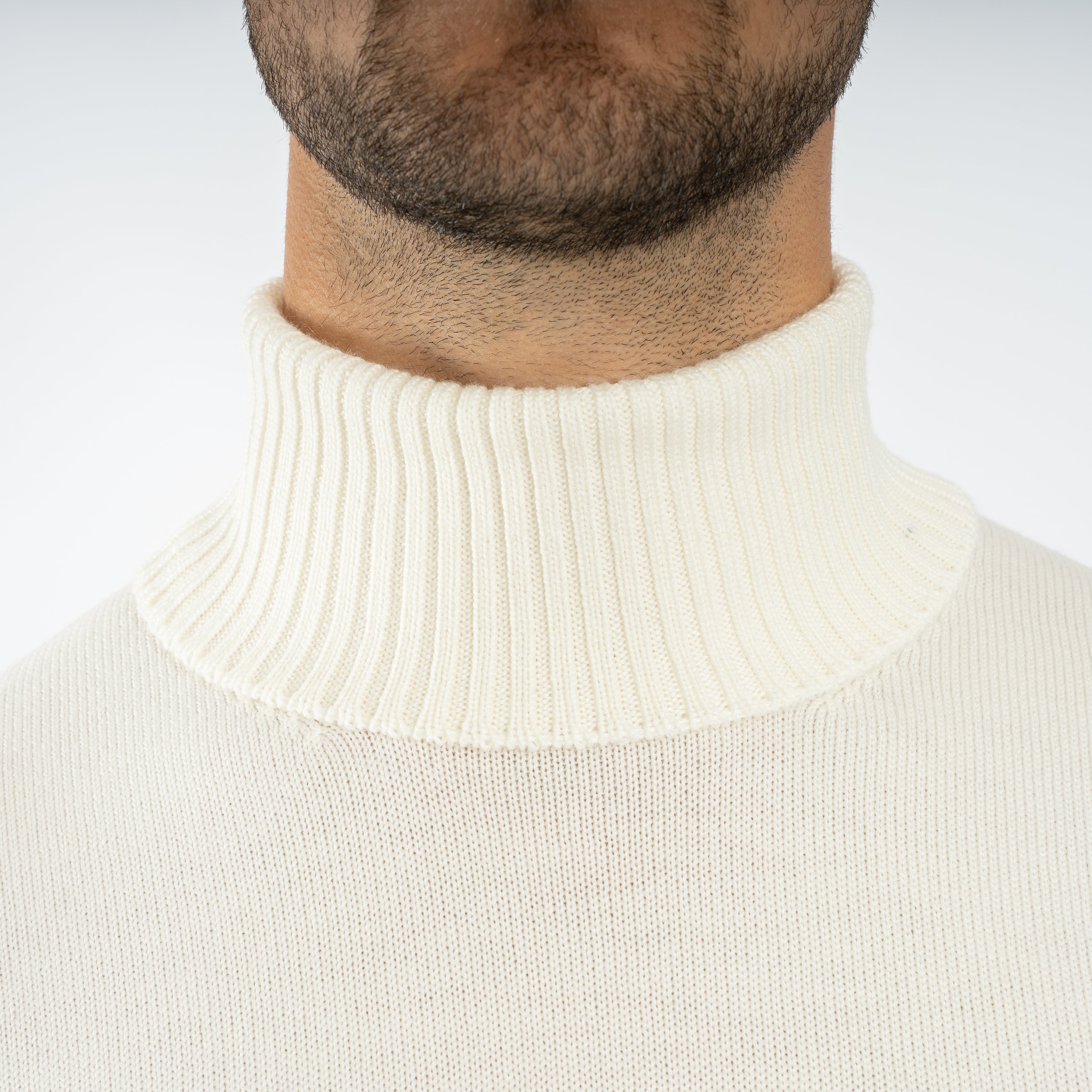 Gran Sasso Gebreide Coltrui Creme | Extrafine Merino