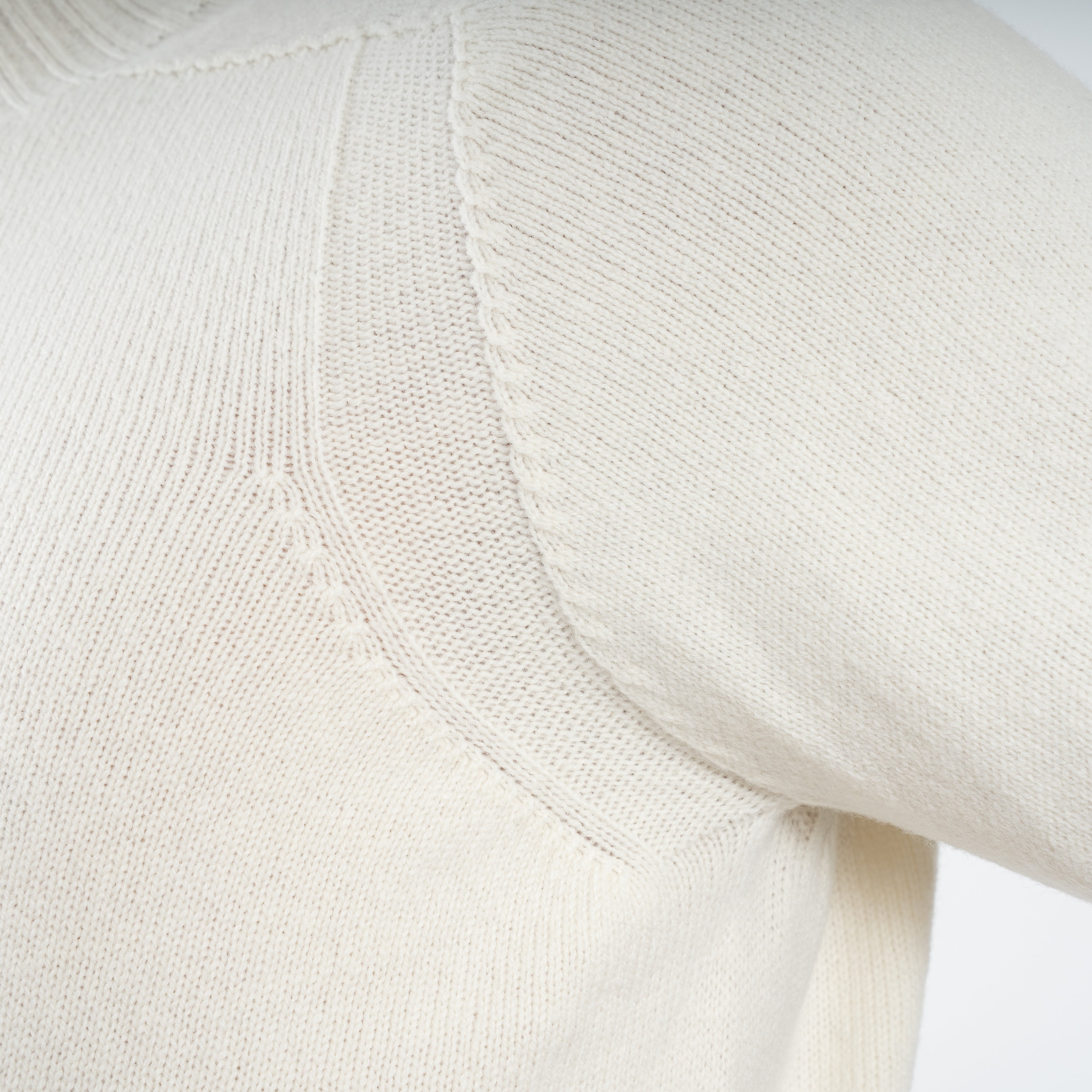 Gran Sasso Gebreide Turtleneck Creme | Super Geelong