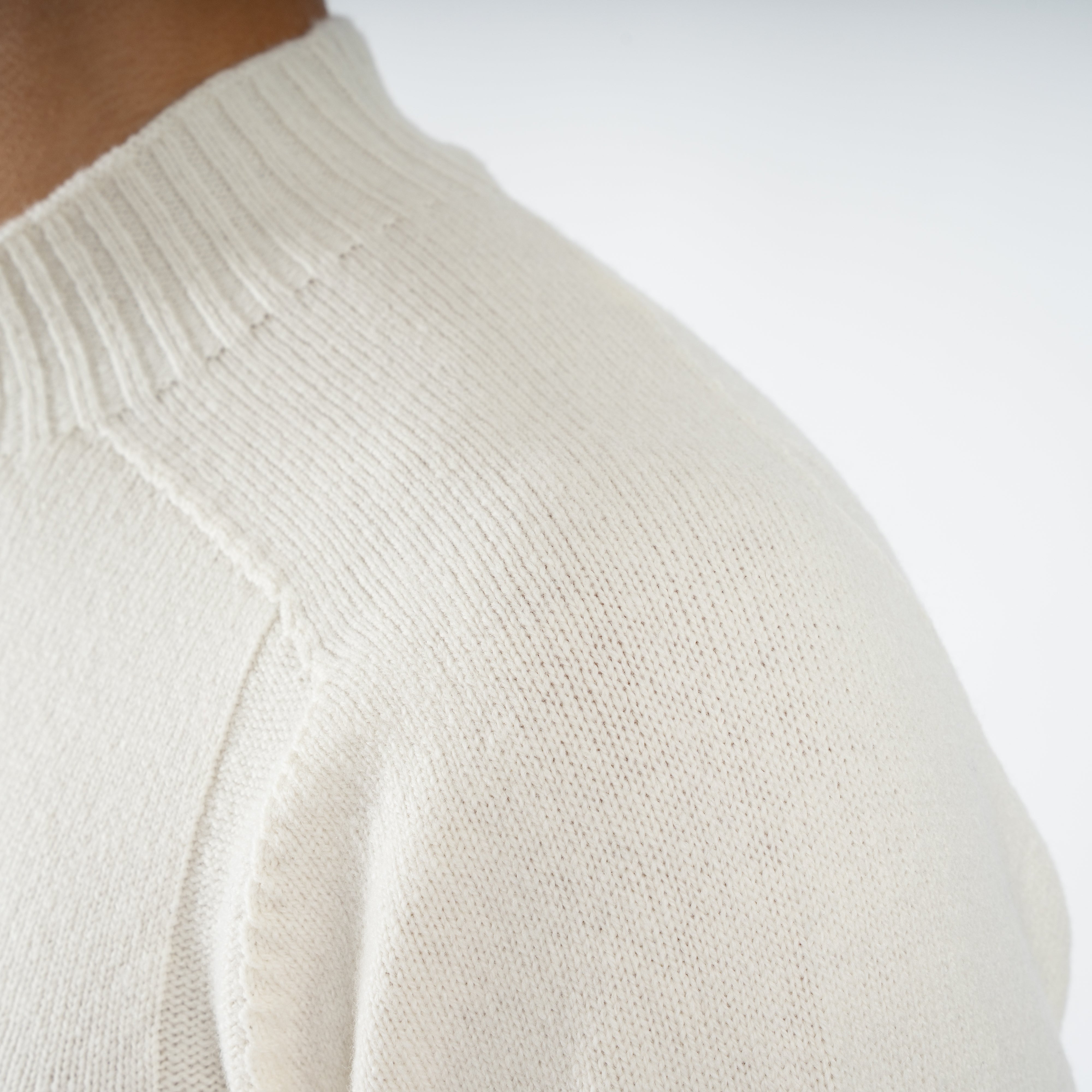 Gran Sasso Gebreide Turtleneck Creme | Super Geelong