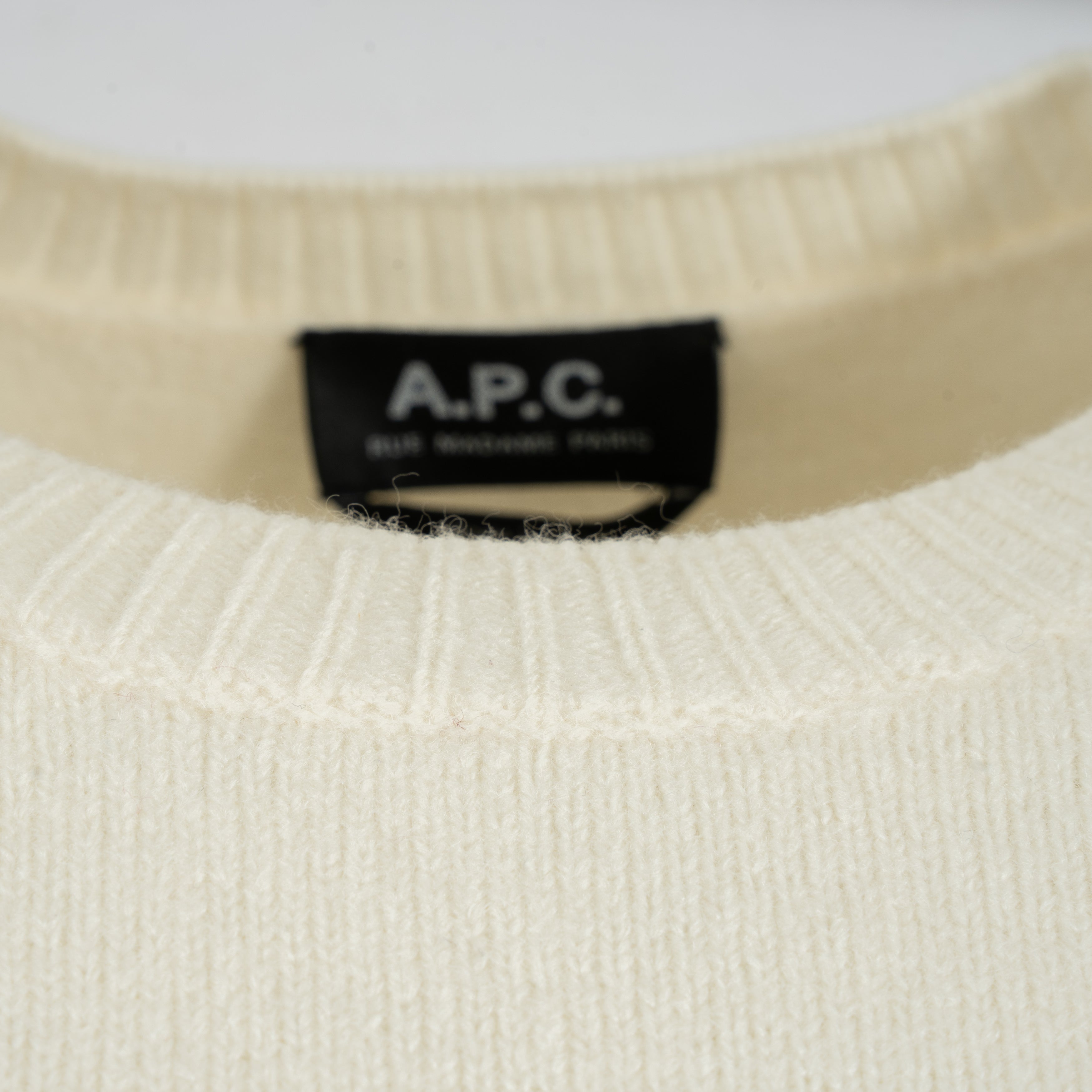 A.P.C. Gebreide Trui Ecru | Edward
