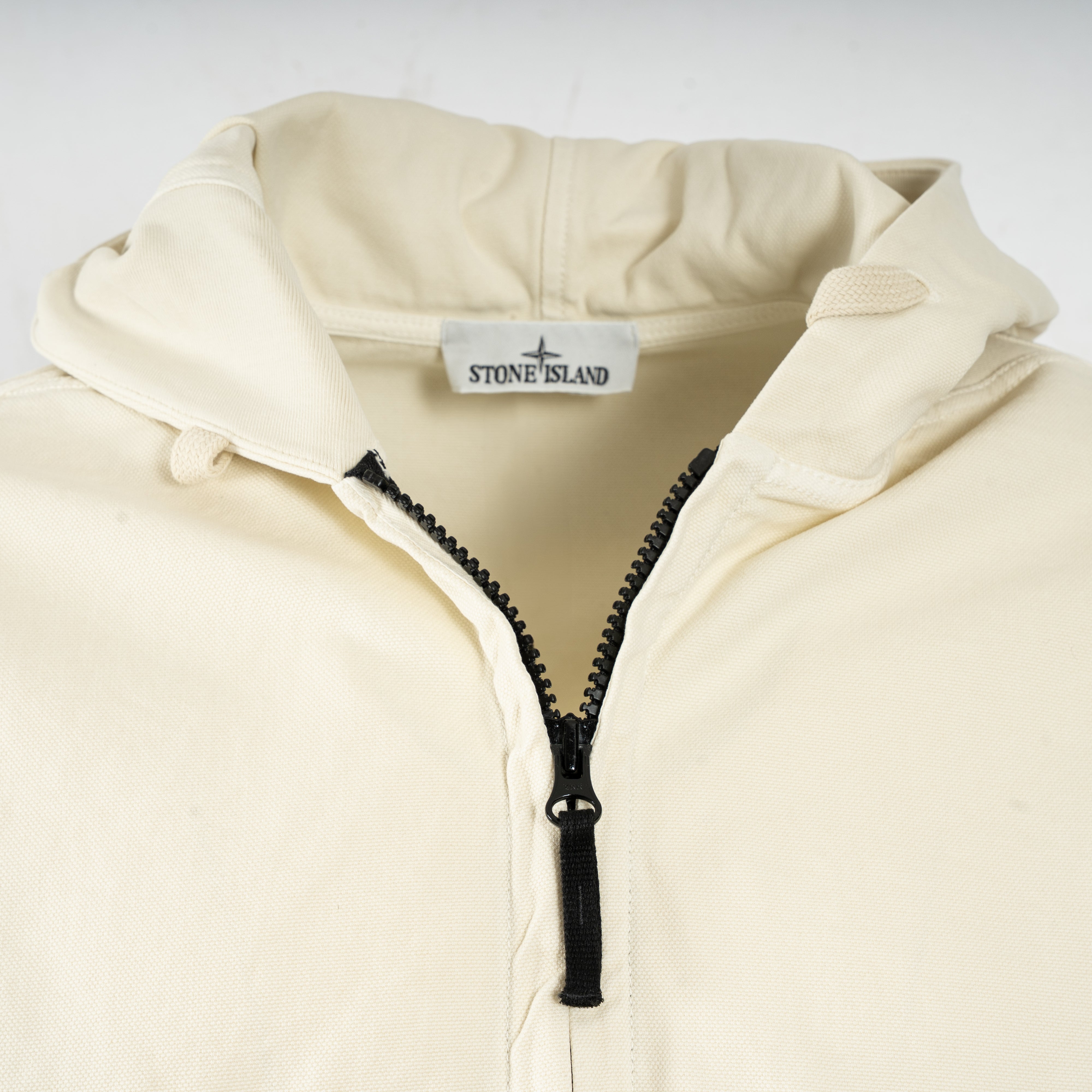 Stone Island Vest Creme | Panama Cotton 'OLD' Effect
