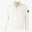 Stone Island Sweater met Rits Crème | Brushed Cotton