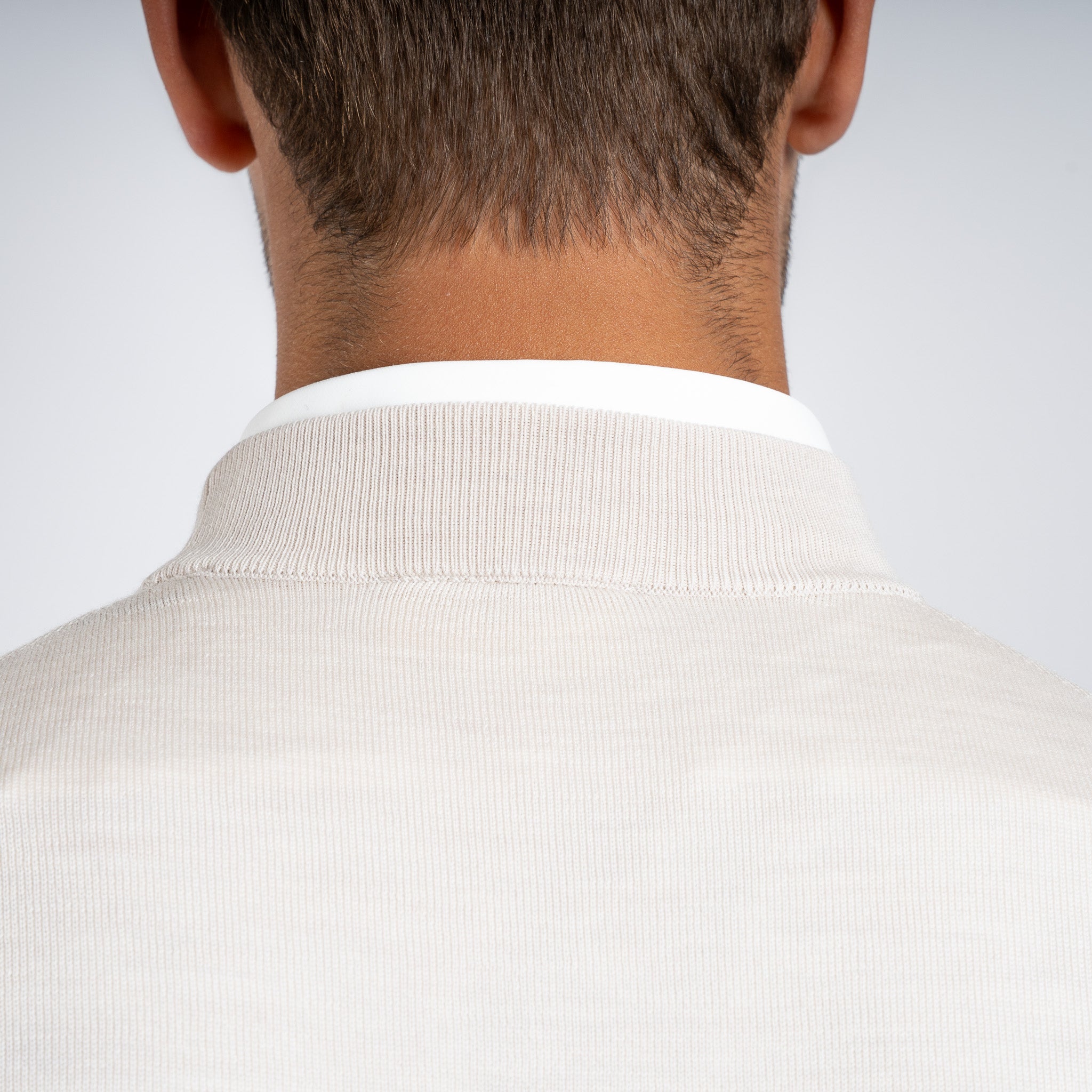 SEVEN DIALS Gebreide Turtleneck Trui Beige | Goy