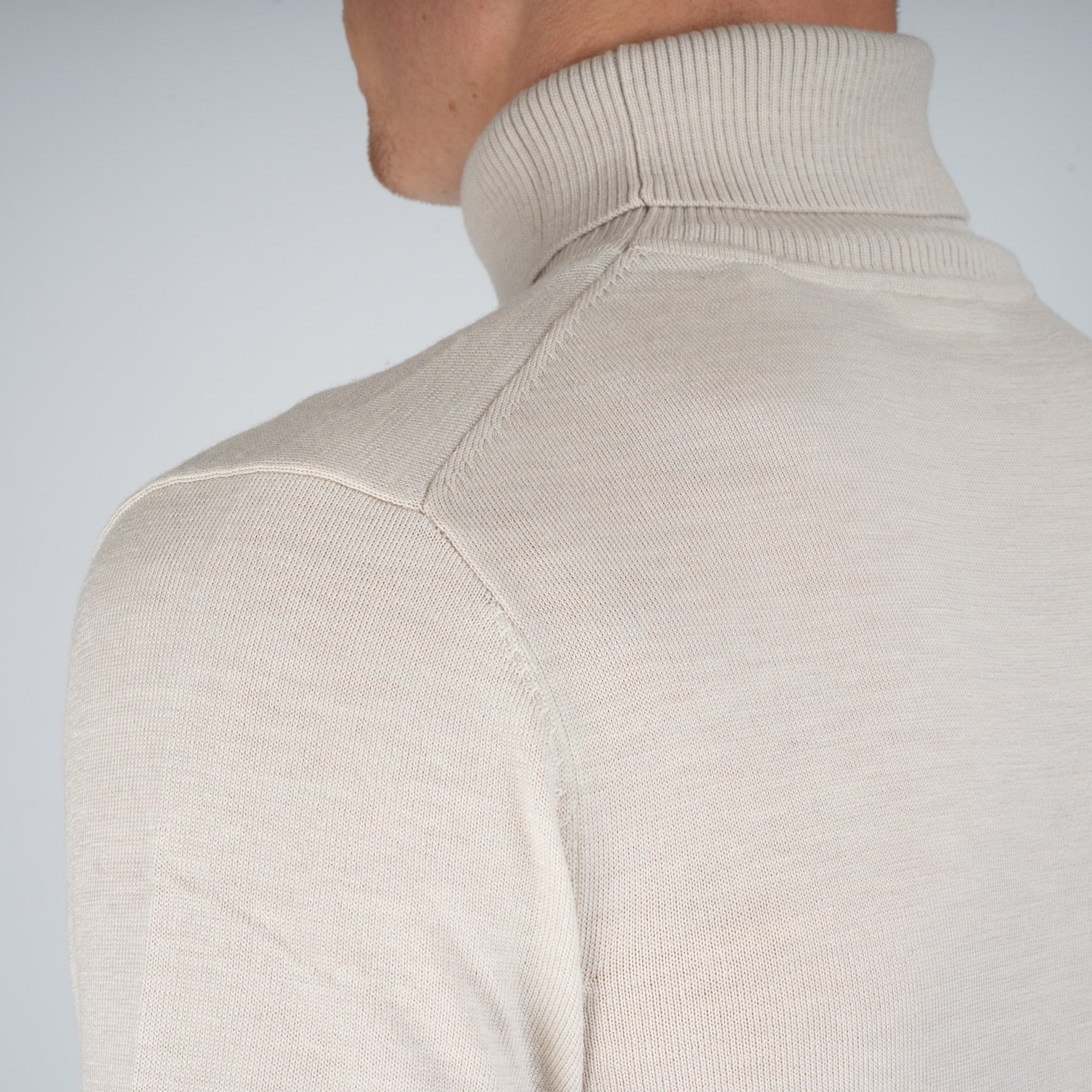 SEVEN DIALS Gebreide Coltrui Beige | Shawn