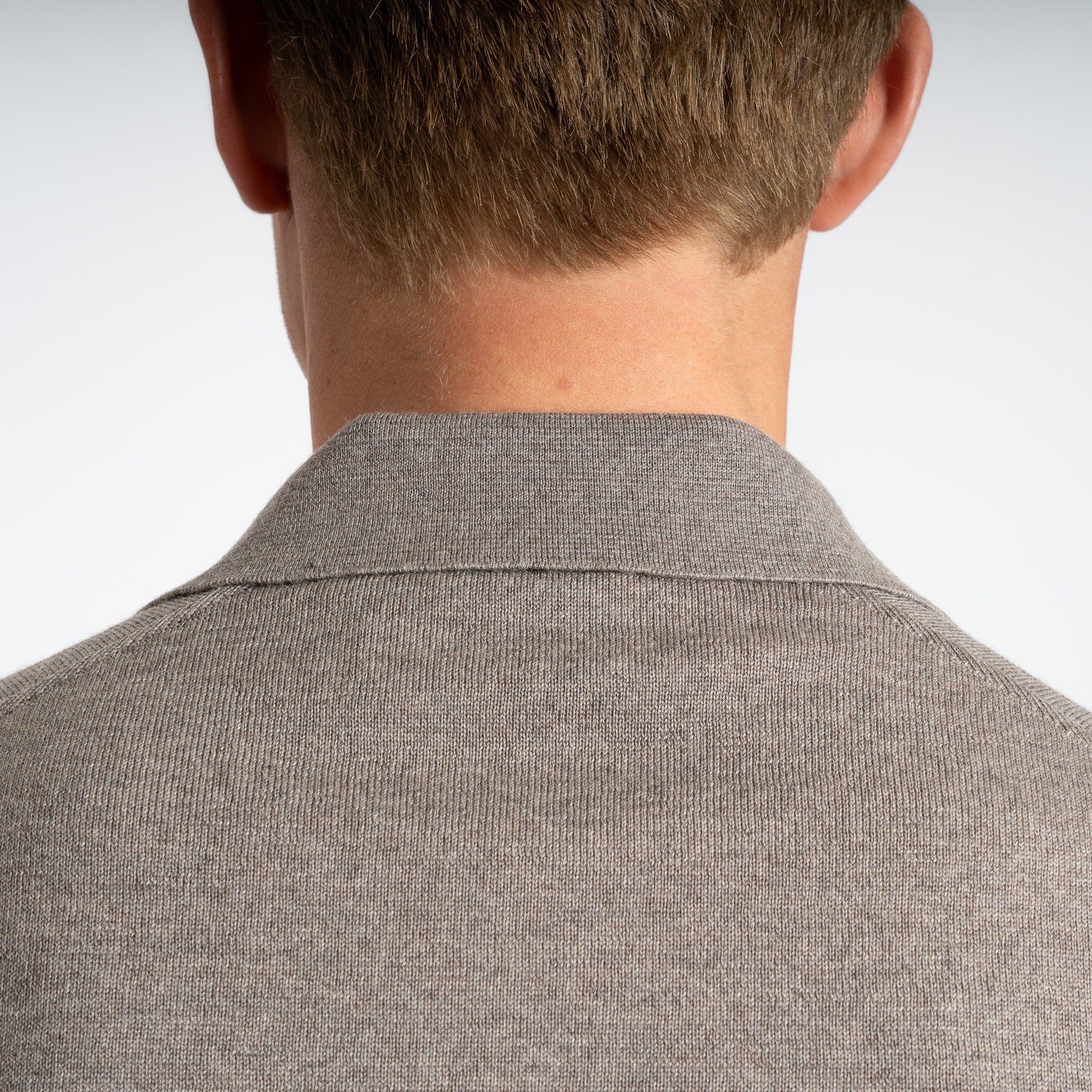 Gran Sasso Gebreide Trui met Polokraag Beige | Athleisure