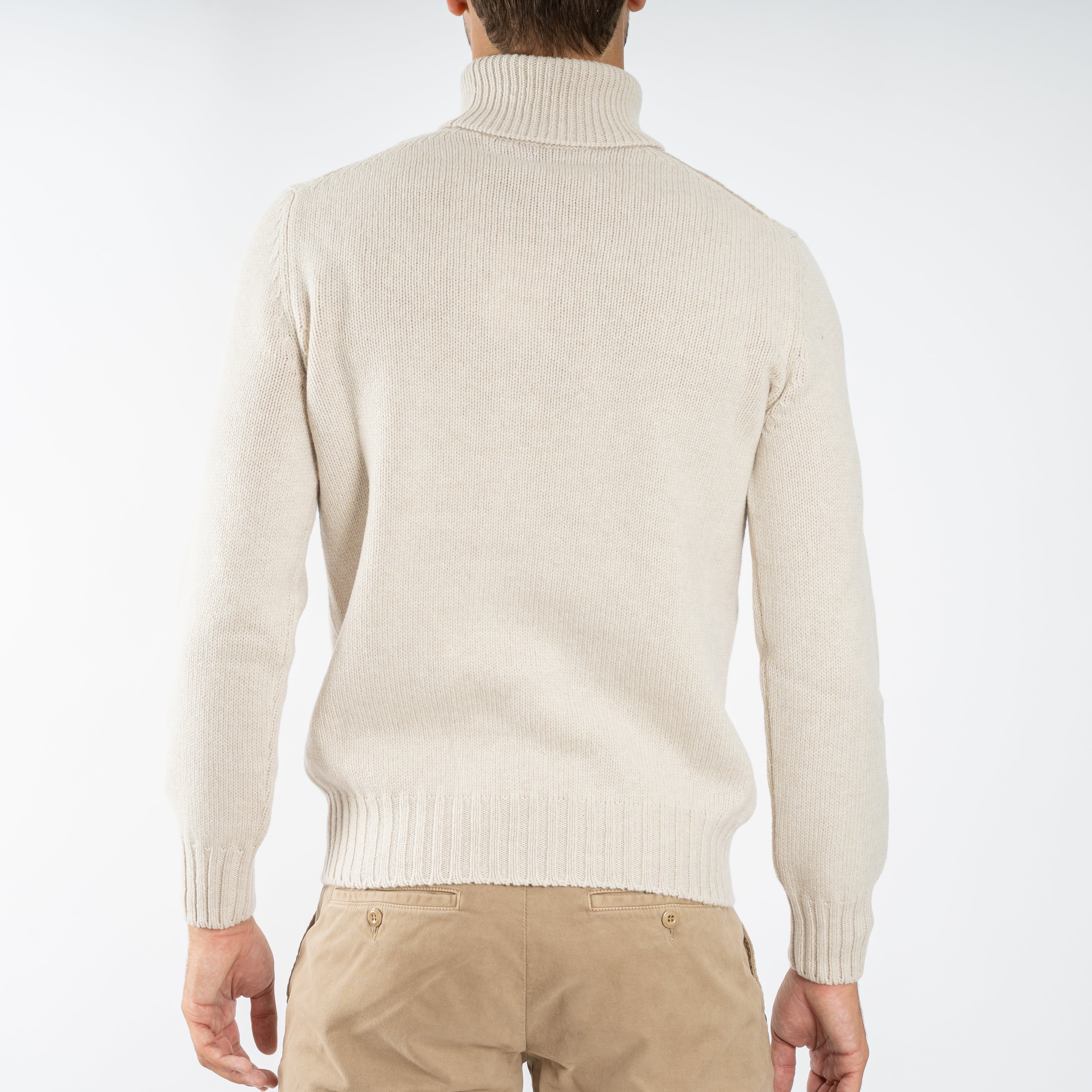 Gran Sasso Gebreide Coltrui Beige | Super Geelong