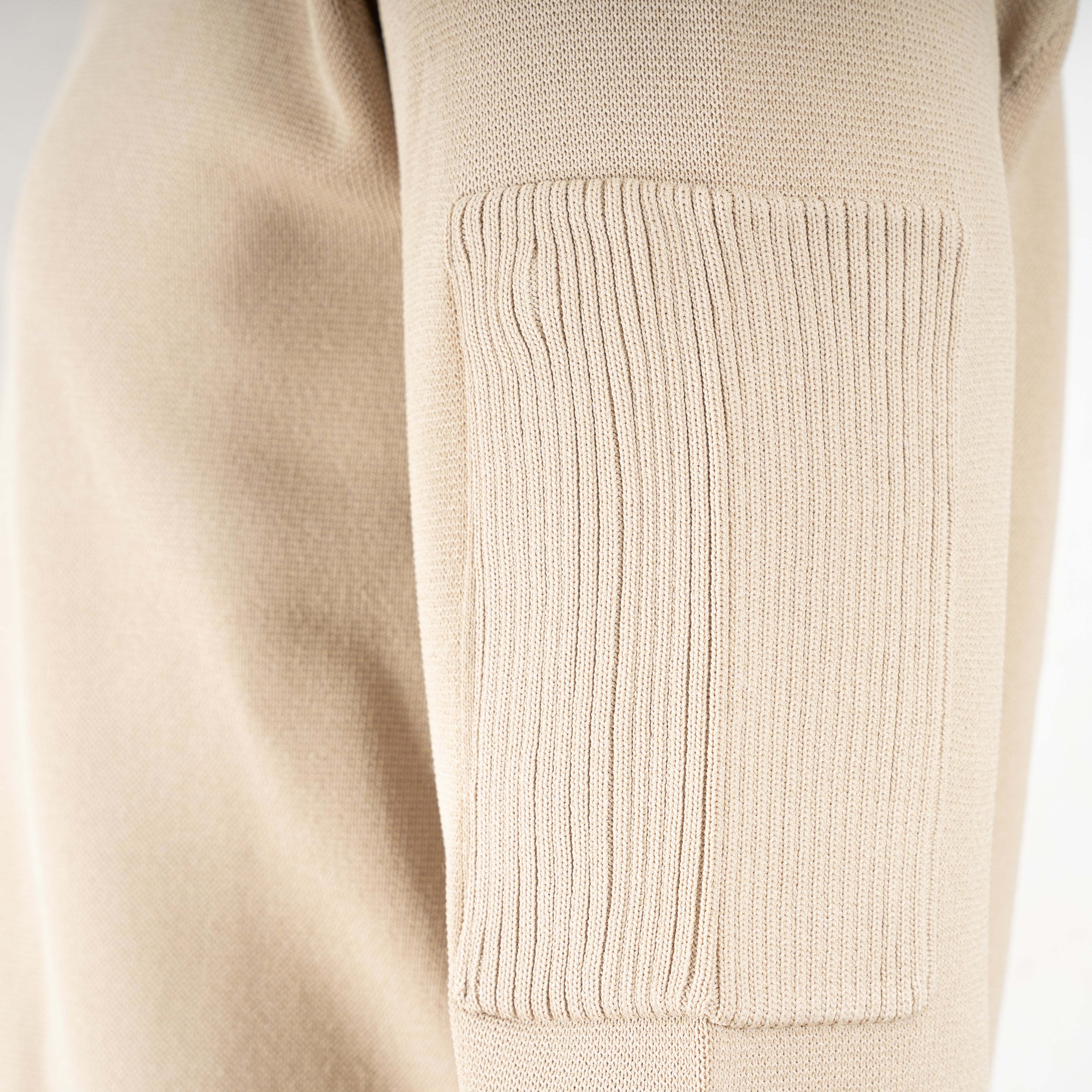 Genti Trui met Rits Beige | Cool Dry