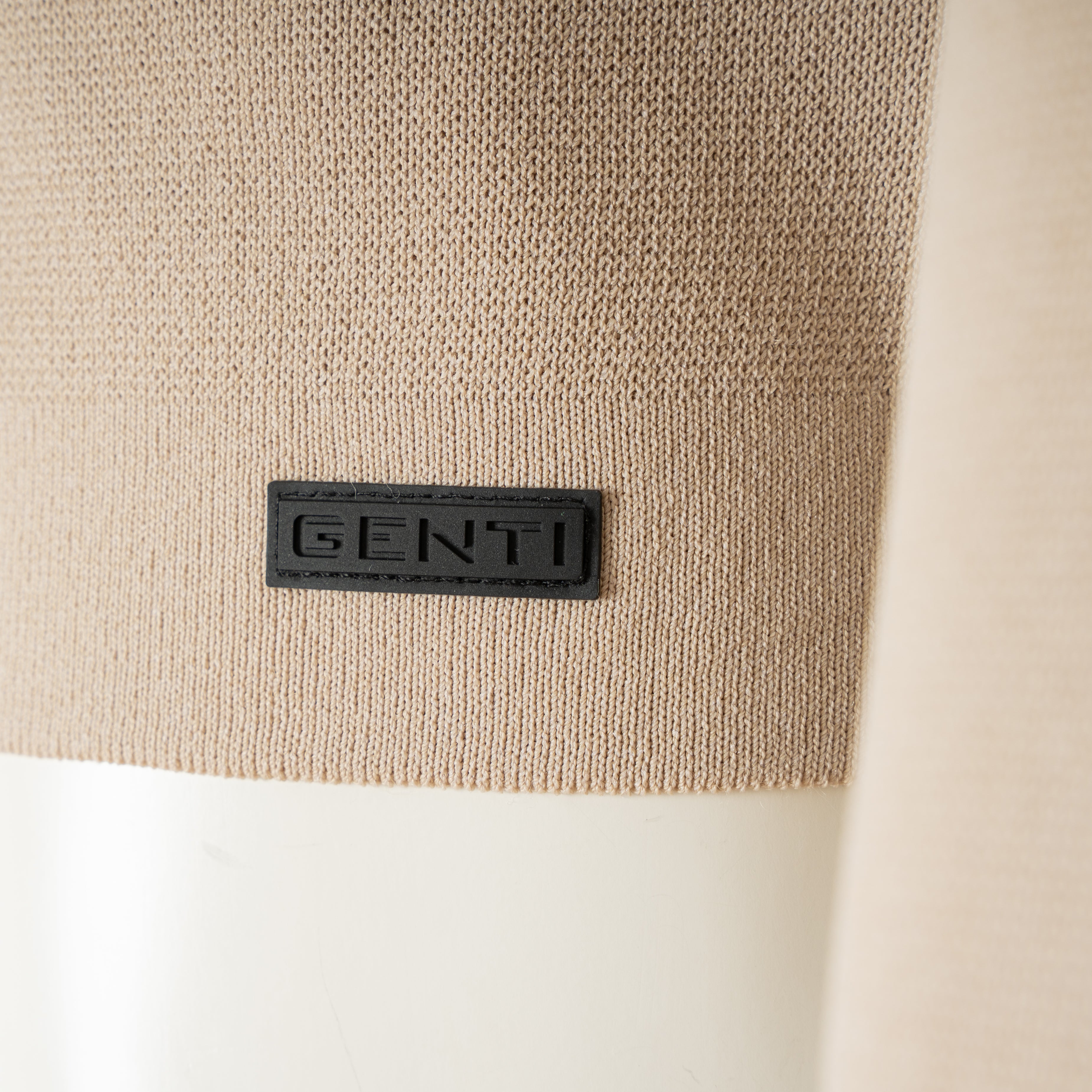 Genti Trui met Rits Beige | Cool Dry