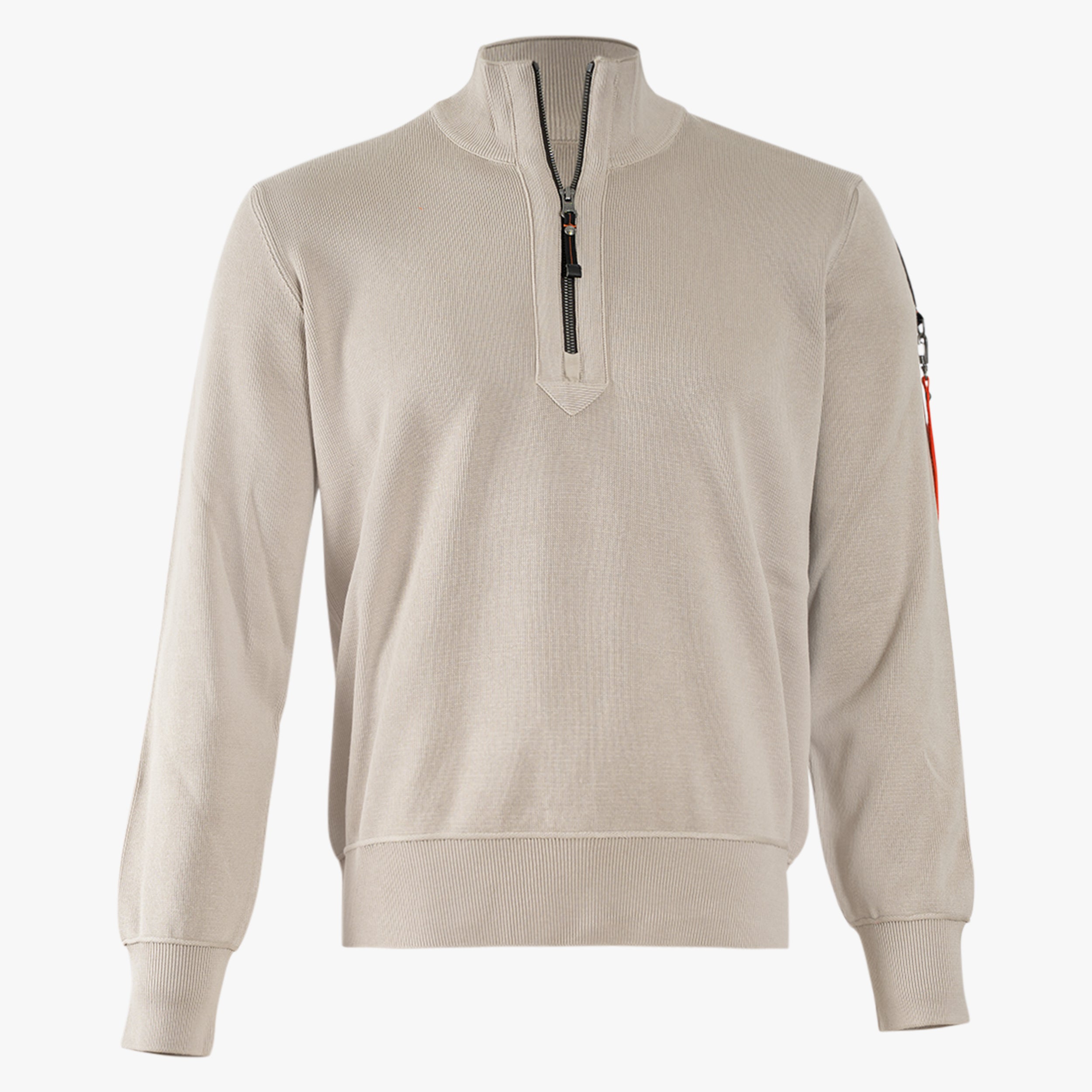Parajumpers Trui met Rits Beige | Basic Scoe
