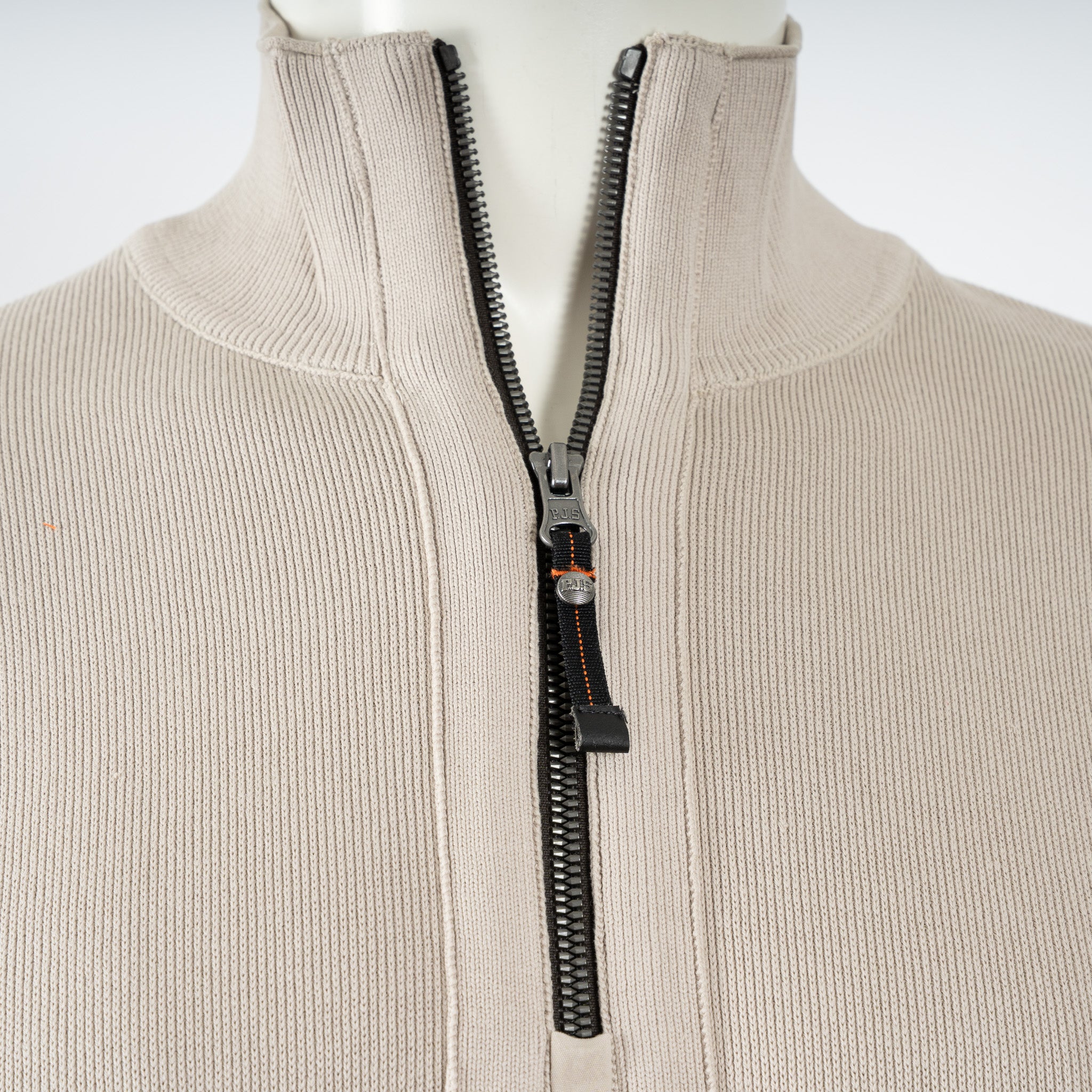 Parajumpers Trui met Rits Beige | Basic Scoe