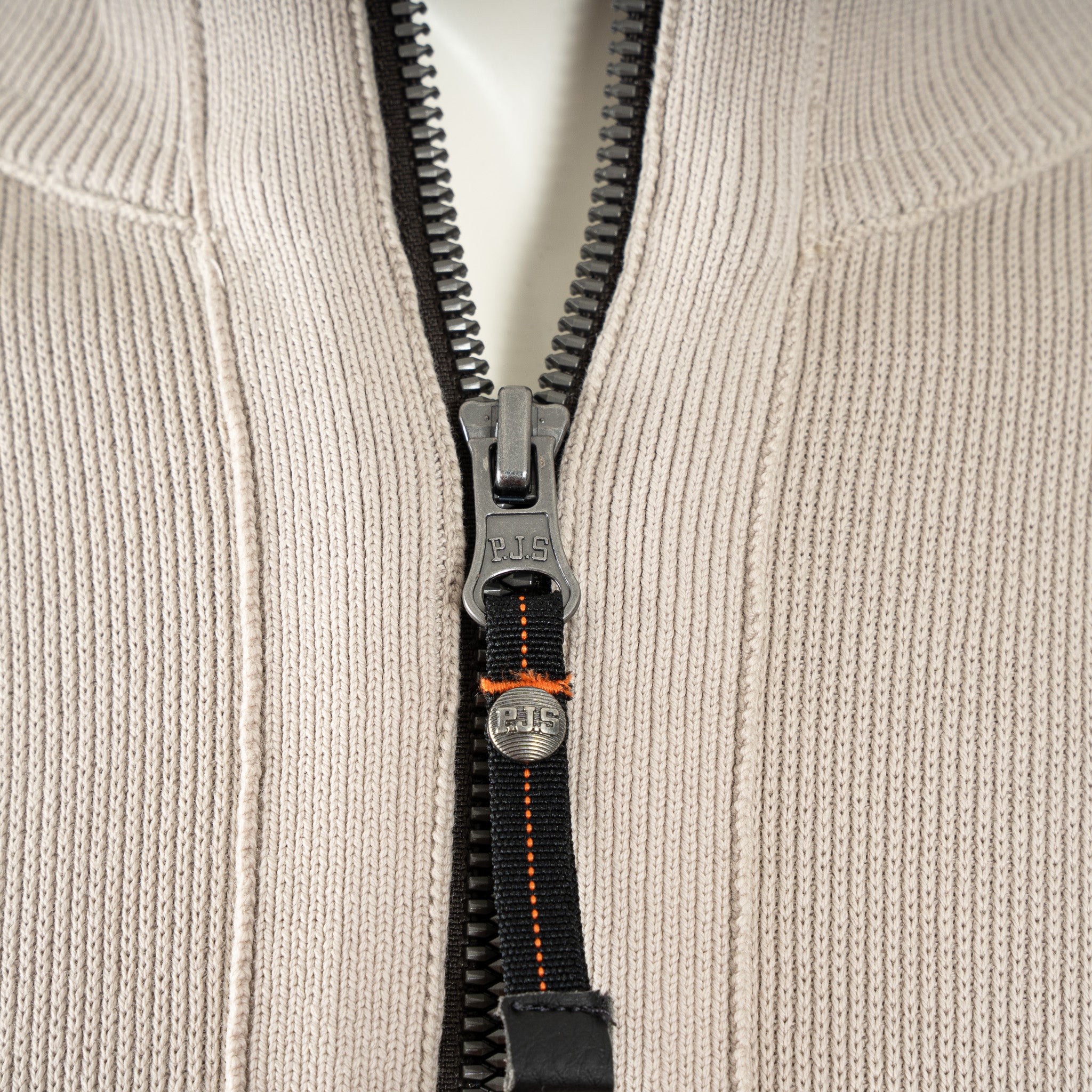 Parajumpers Trui met Rits Beige | Basic Scoe