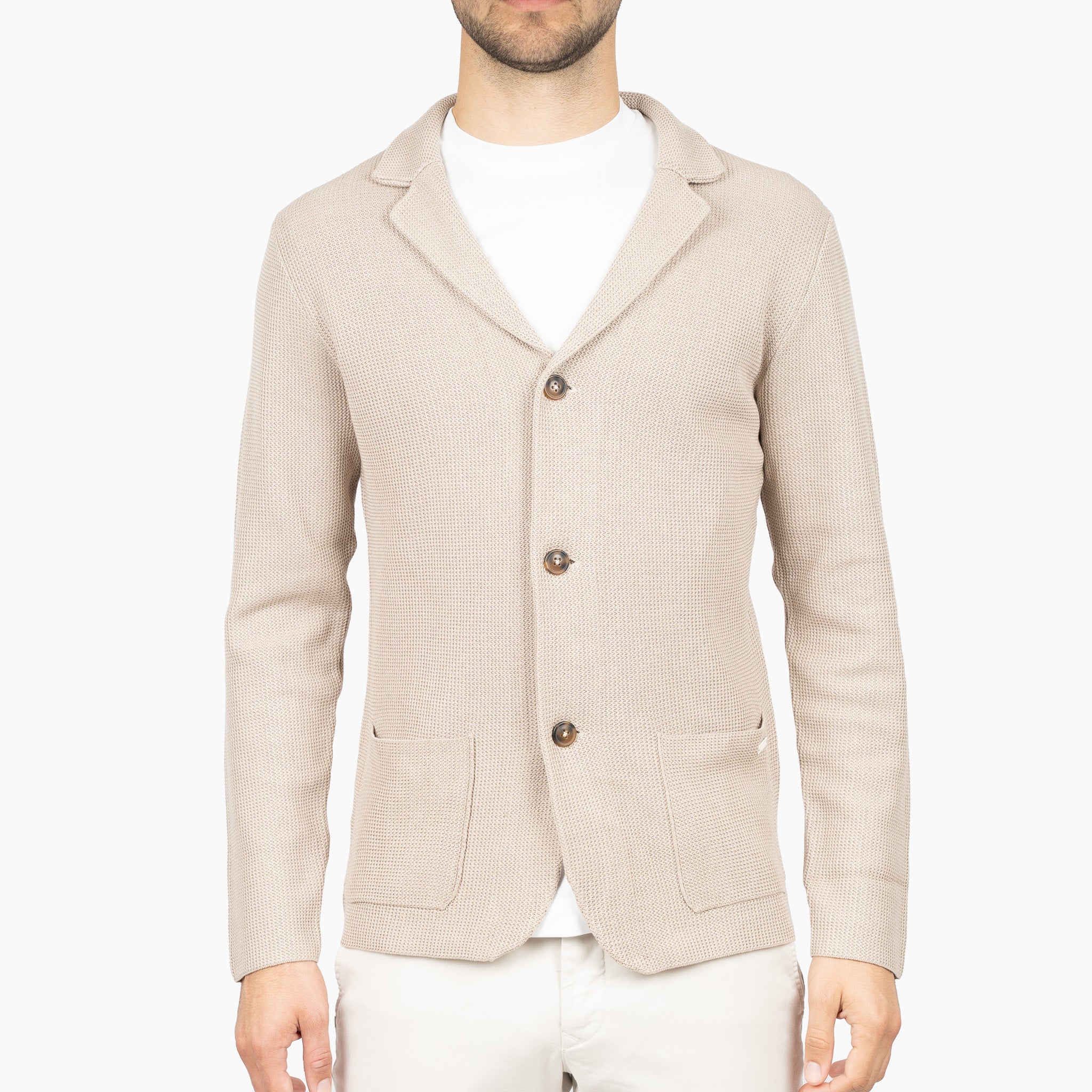 SEVEN DIALS Cardigan Beige | Callum