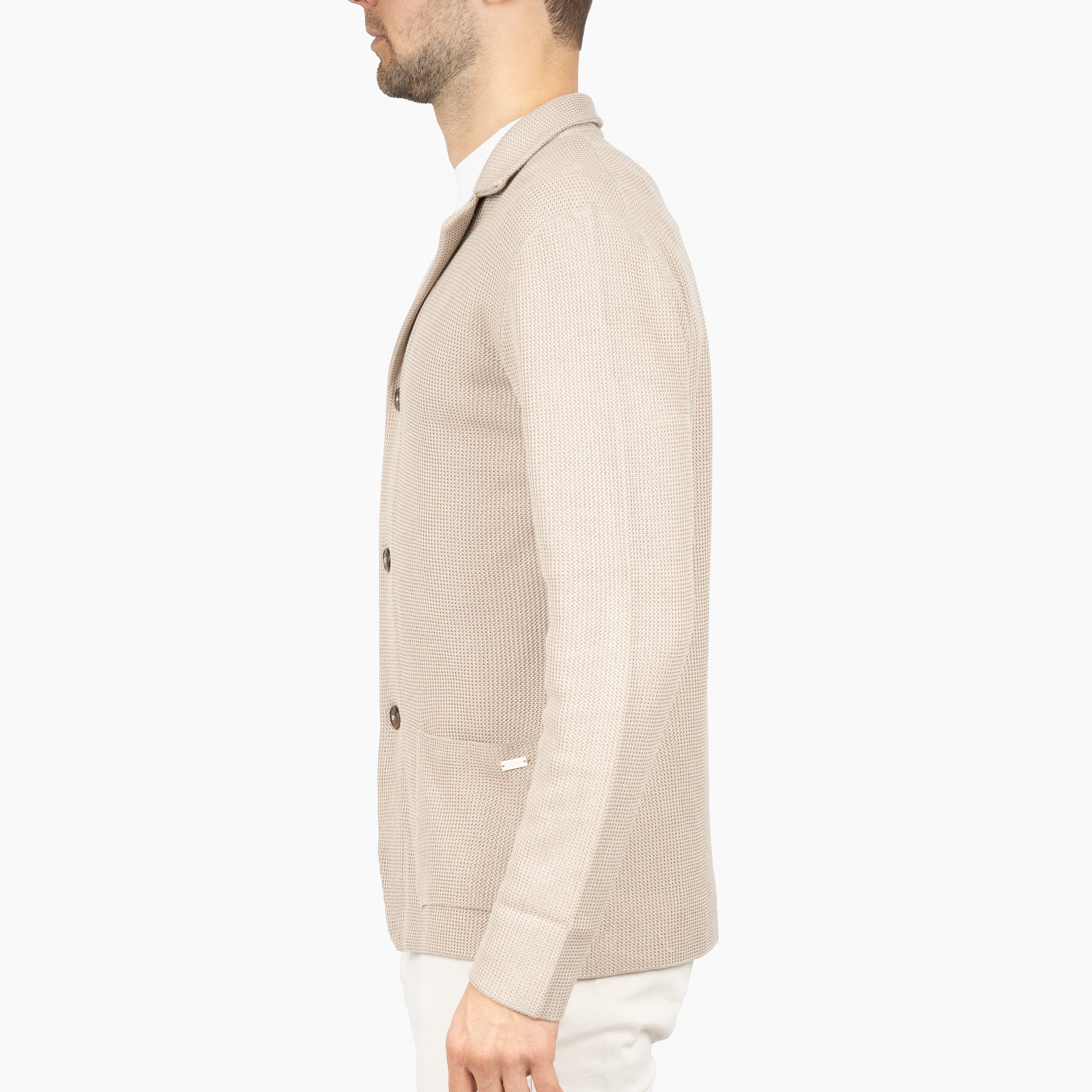 SEVEN DIALS Cardigan Beige | Callum