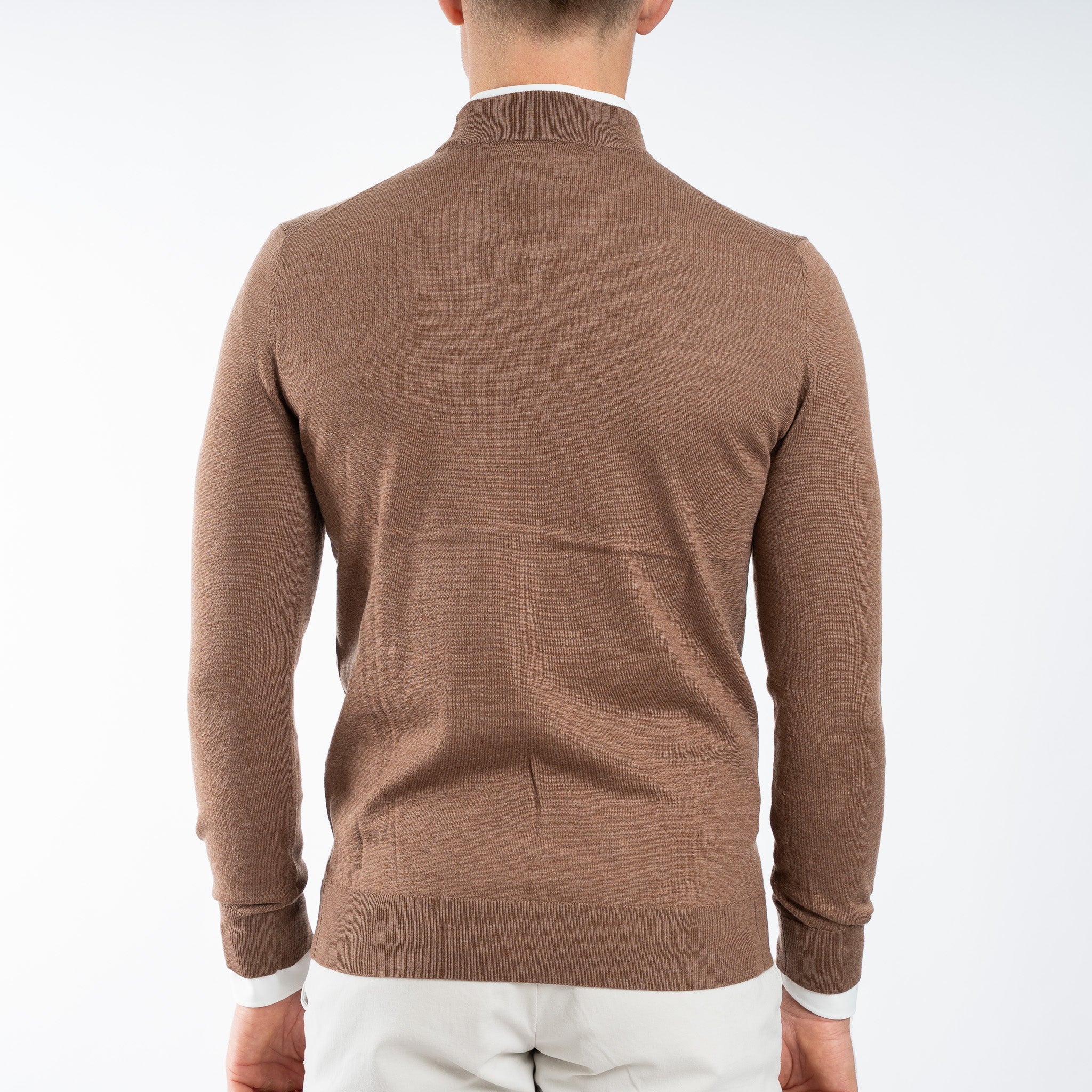 SEVEN DIALS Gebreide Turtleneck Trui Camel | Goy