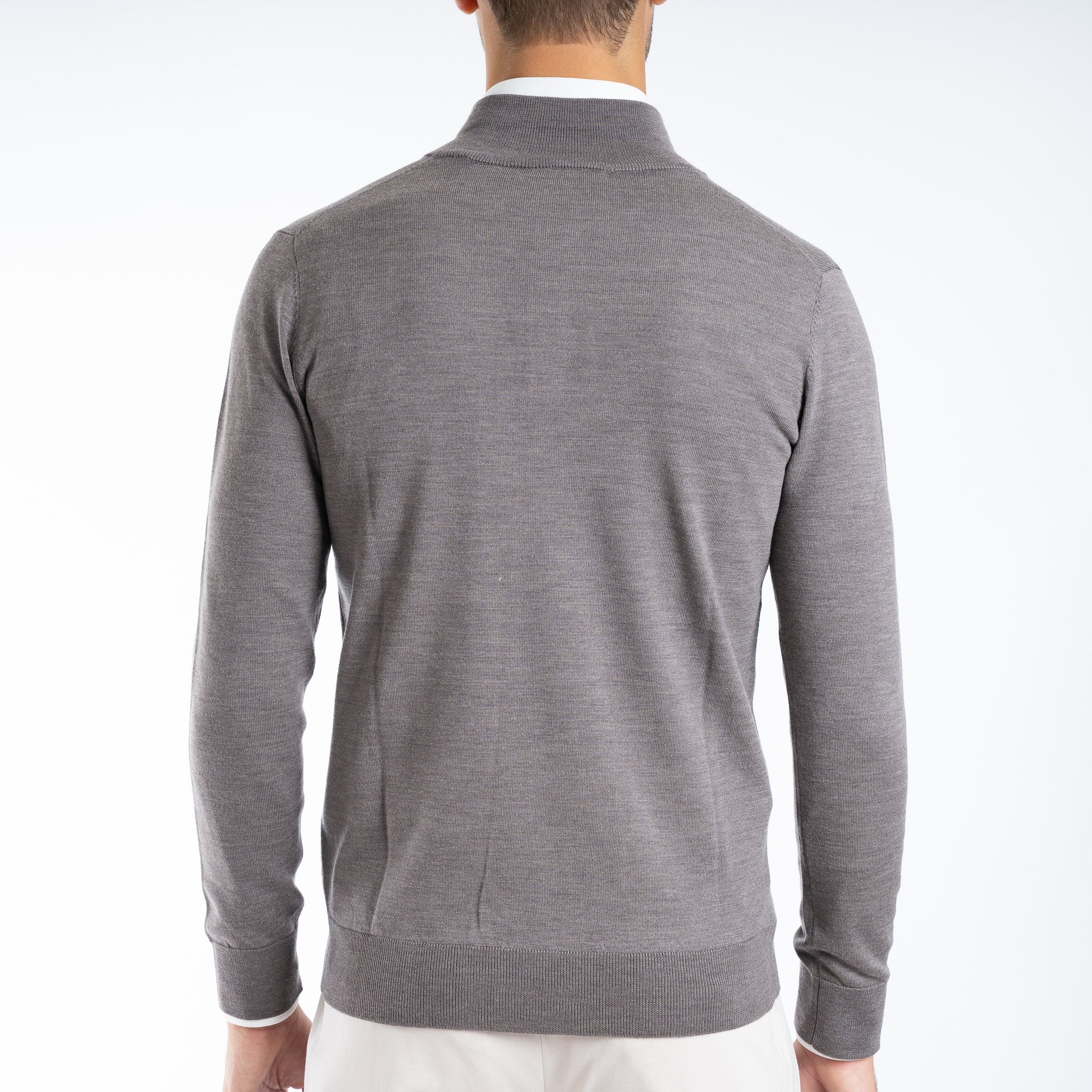SEVEN DIALS Gebreide trui met Knopenlijst Taupe | Payton