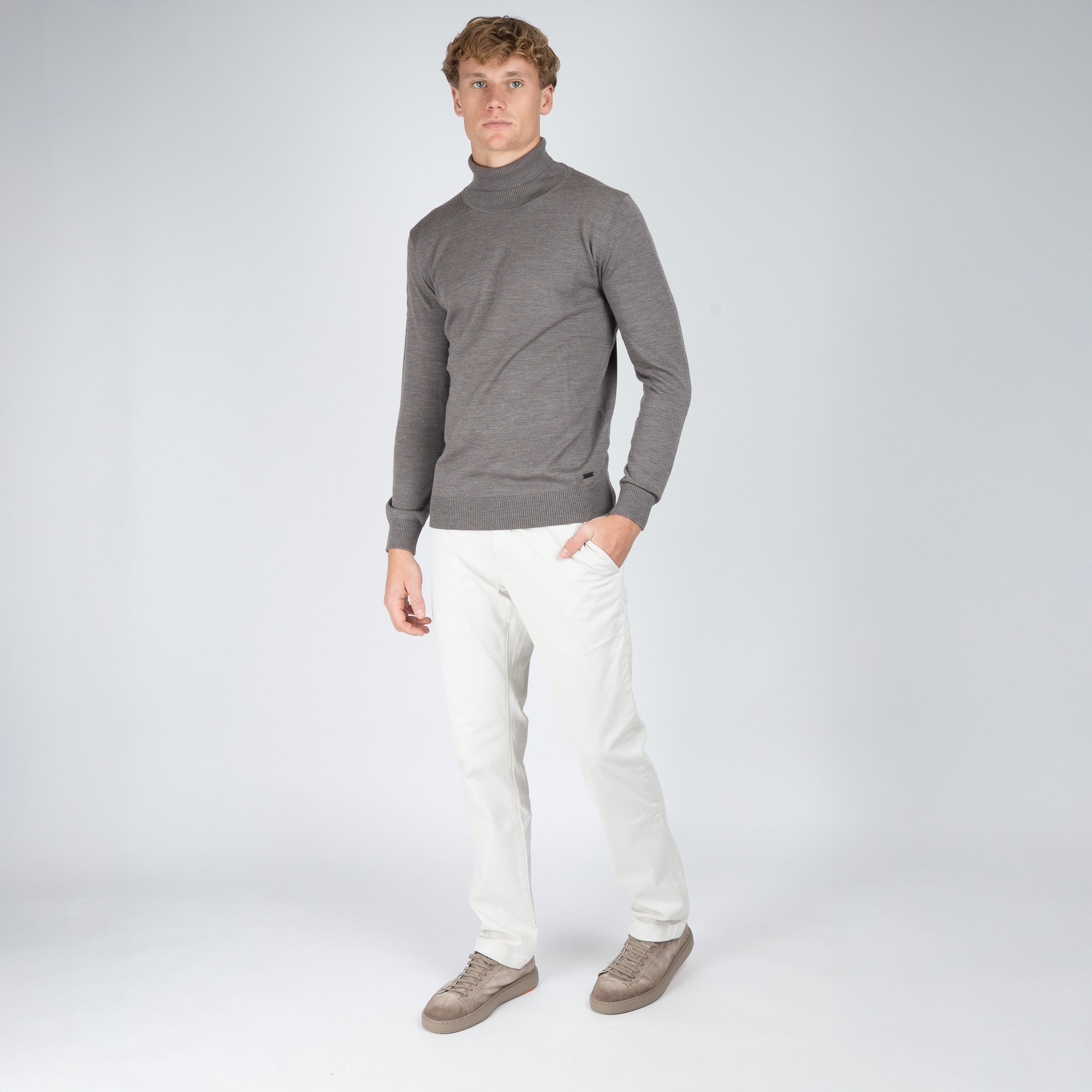 SEVEN DIALS Gebreide Coltrui Taupe | Shawn