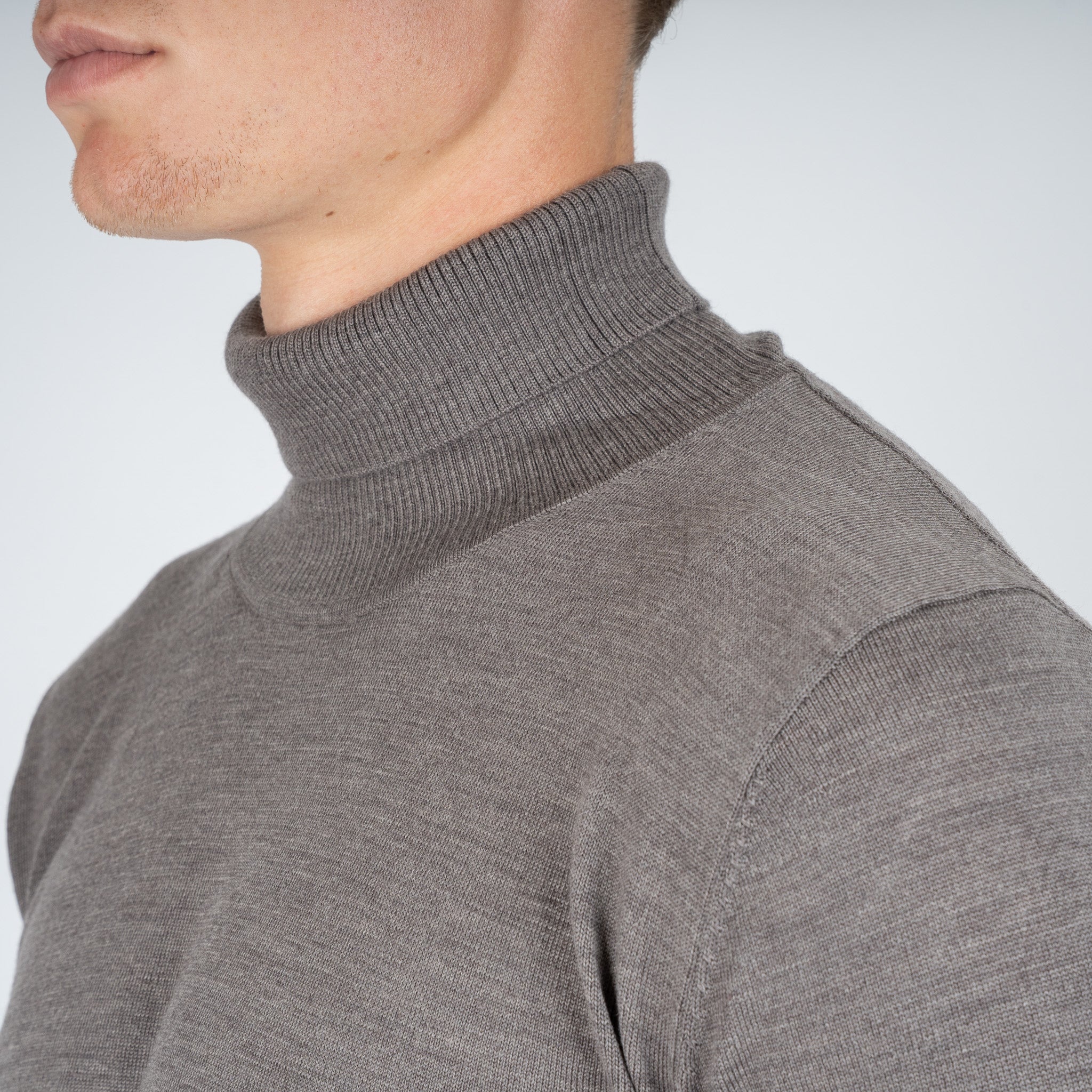 SEVEN DIALS Gebreide Coltrui Taupe | Shawn