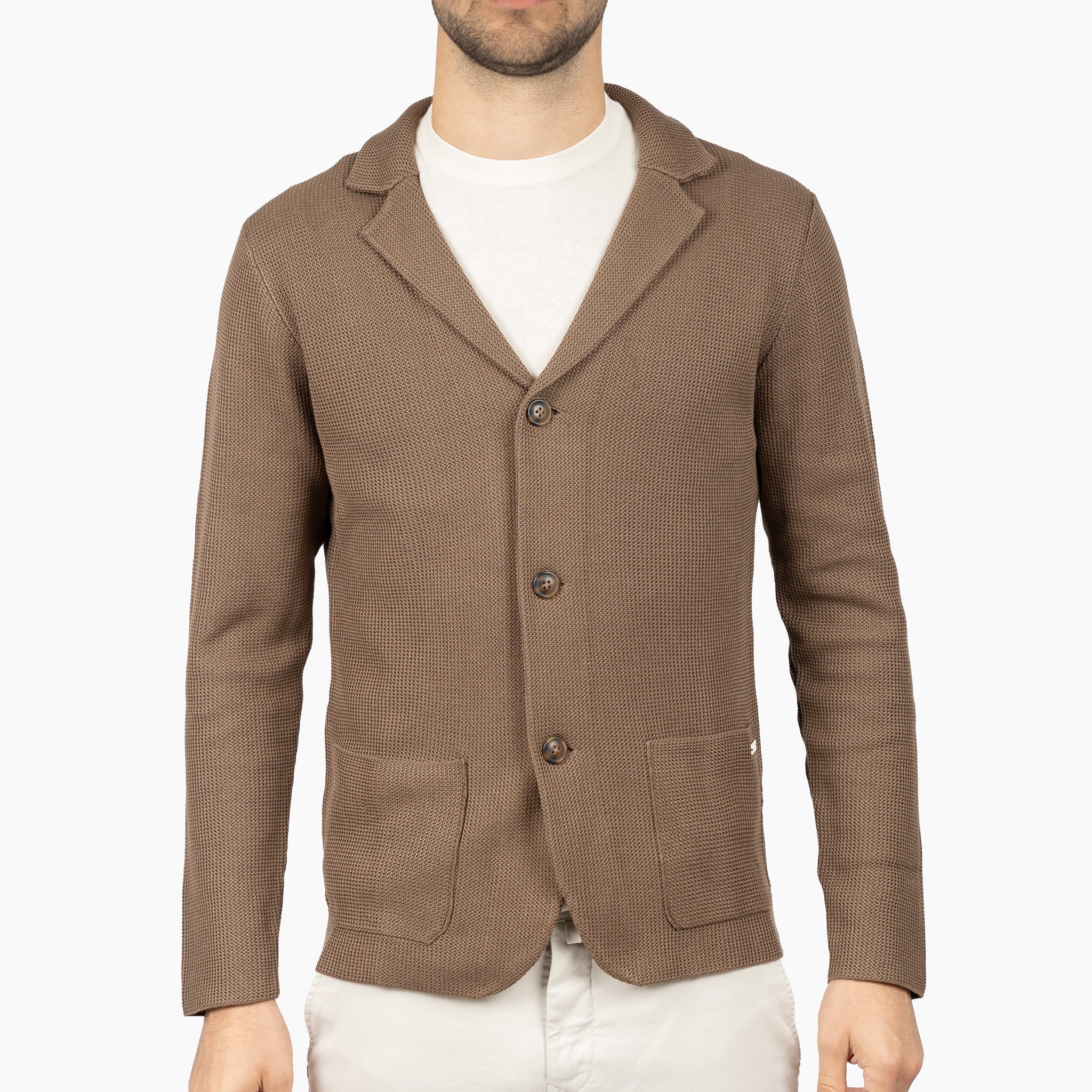 SEVEN DIALS Cardigan Middelbruin | Callum