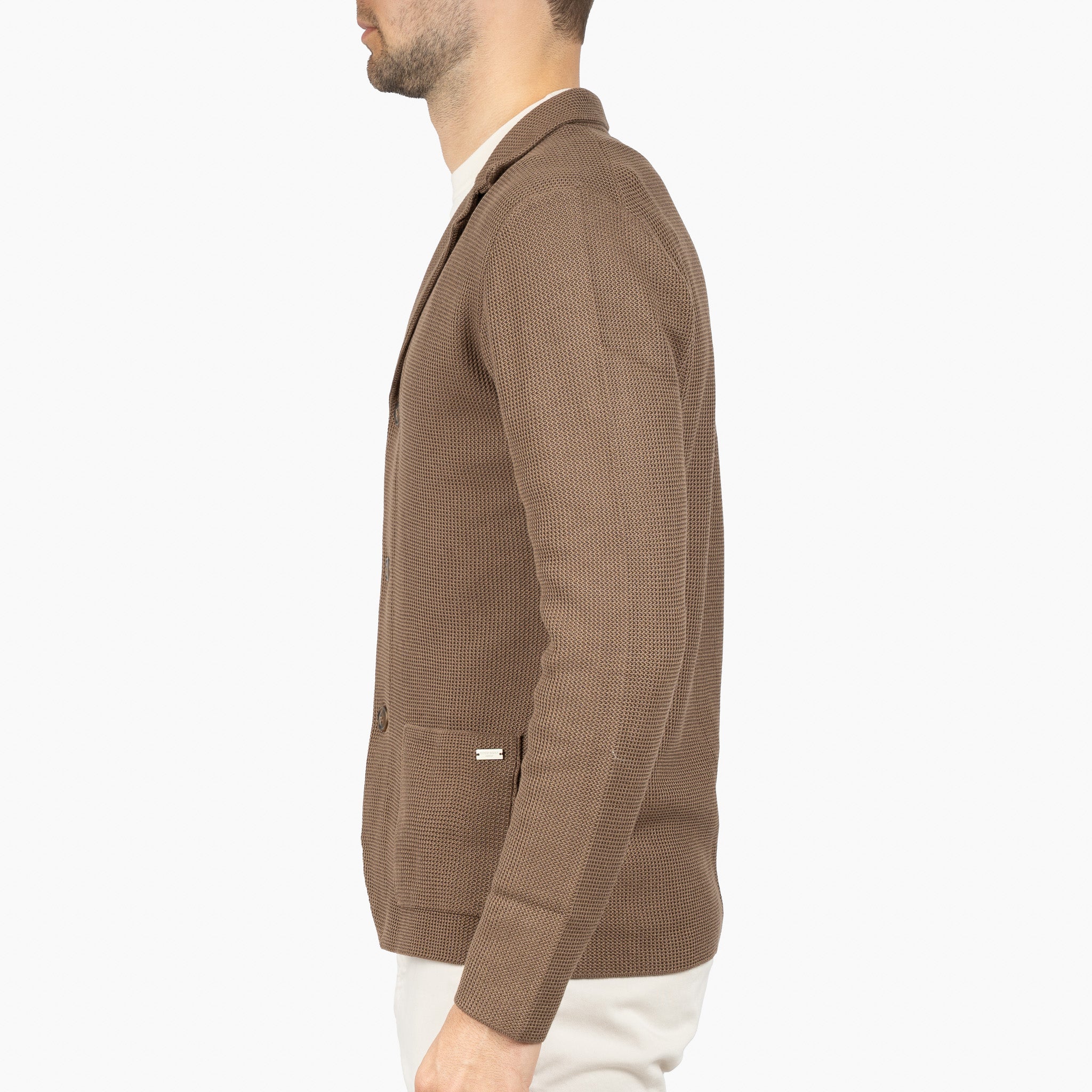 SEVEN DIALS Cardigan Middelbruin | Callum