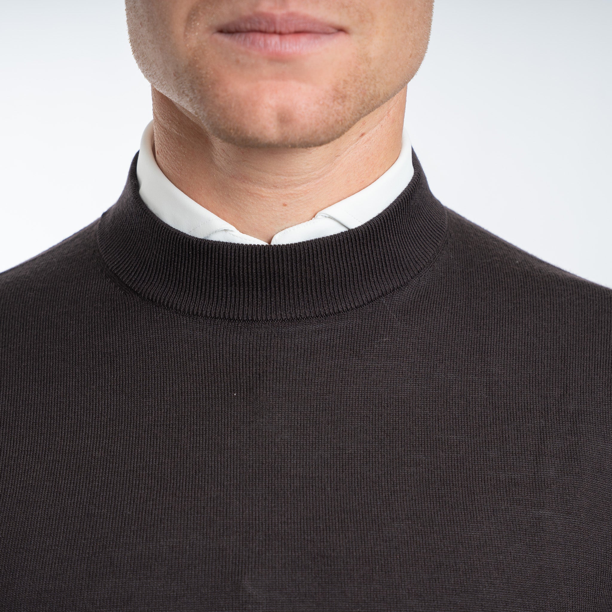 SEVEN DIALS Gebreide Turtleneck Trui Bruin | Goy