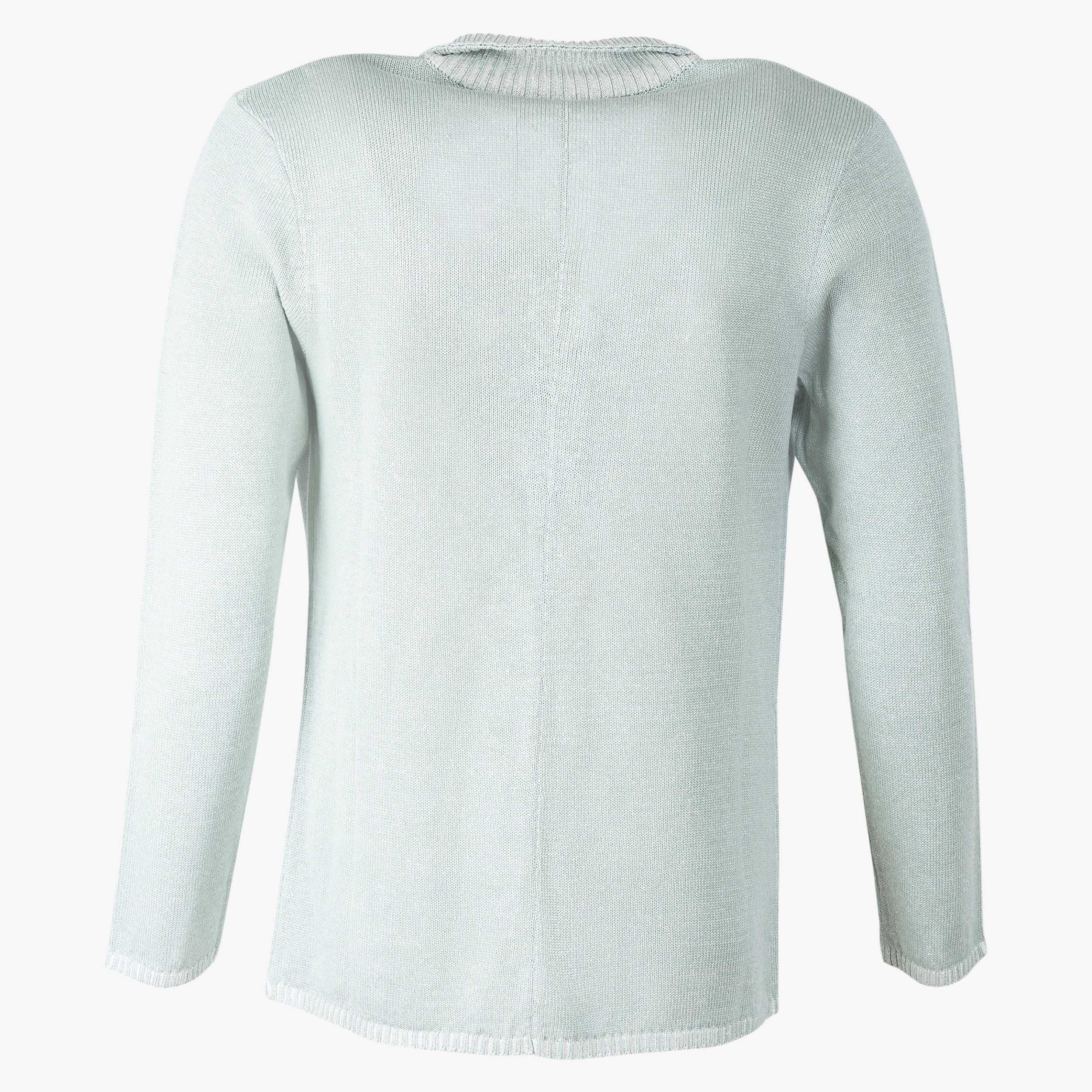 Maurizio Baldassari Knitted Colbert Mintgroen | Vanisé Knit Jacket