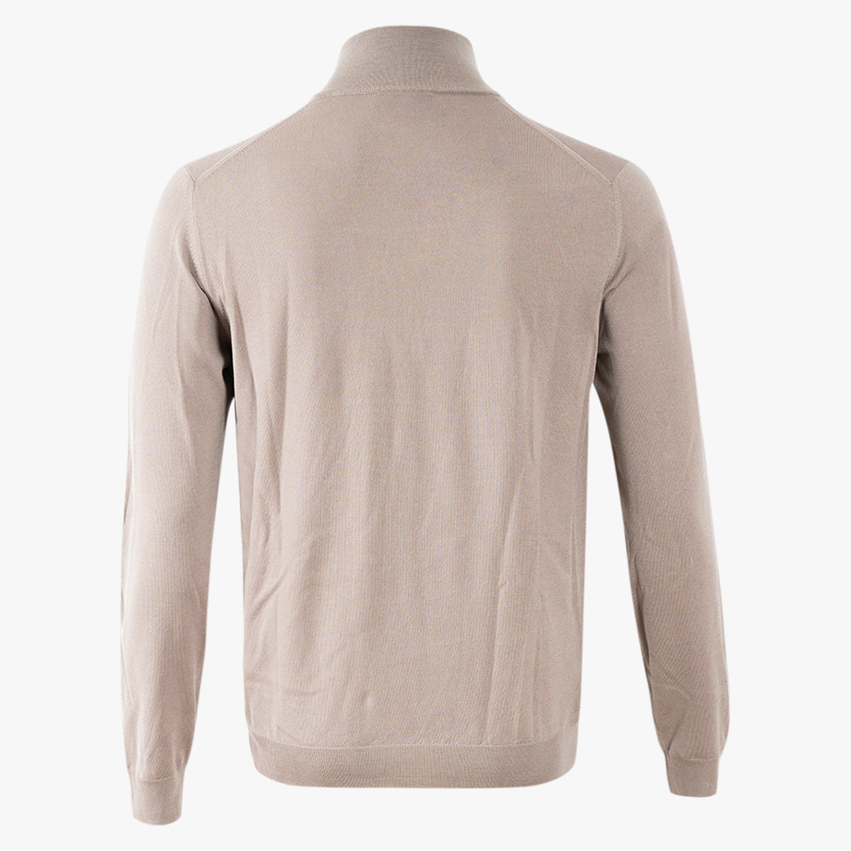 Zanone Gebreide Trui met rits Beige | Flexwool