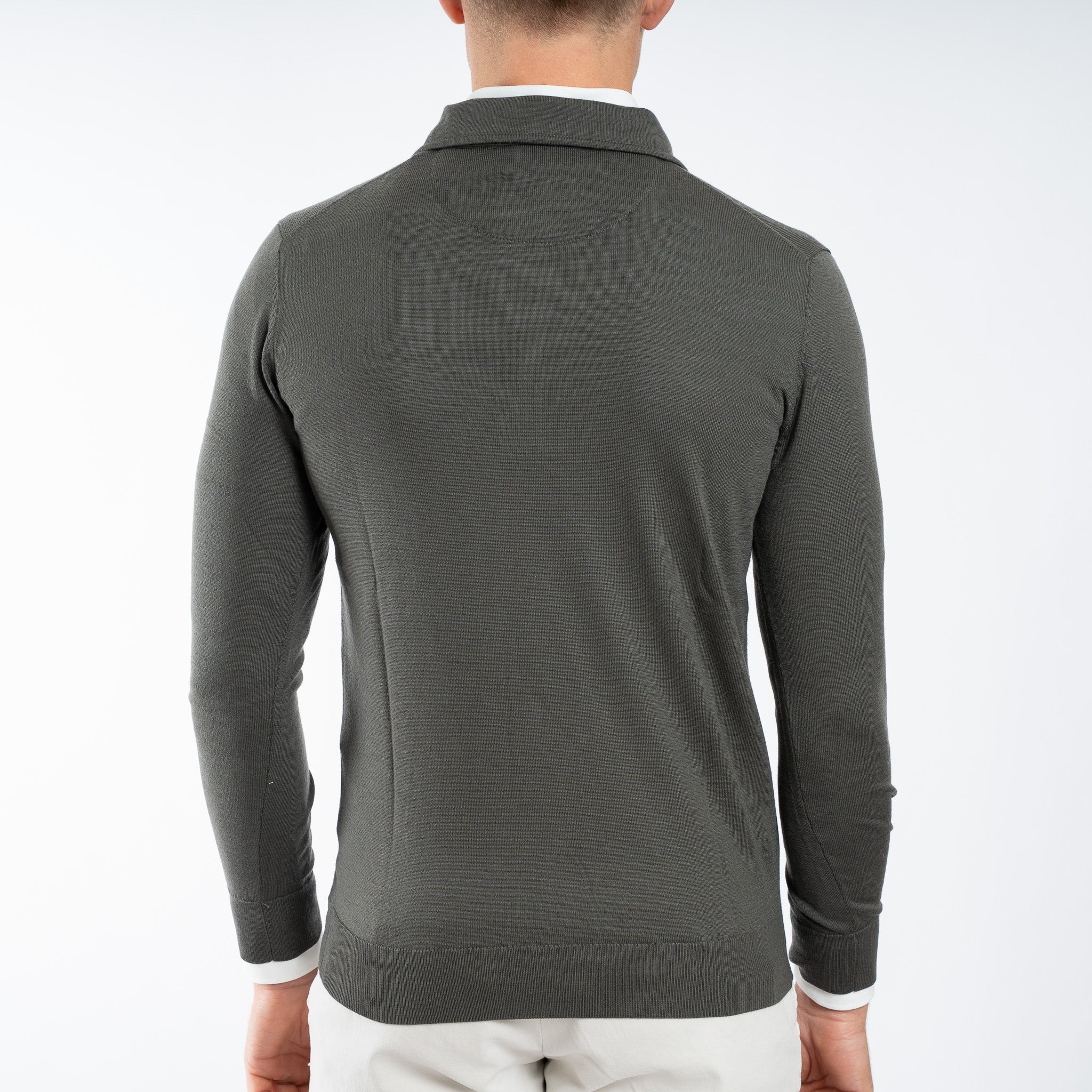 SEVEN DIALS Gebreide Polotrui Groen | Cooper