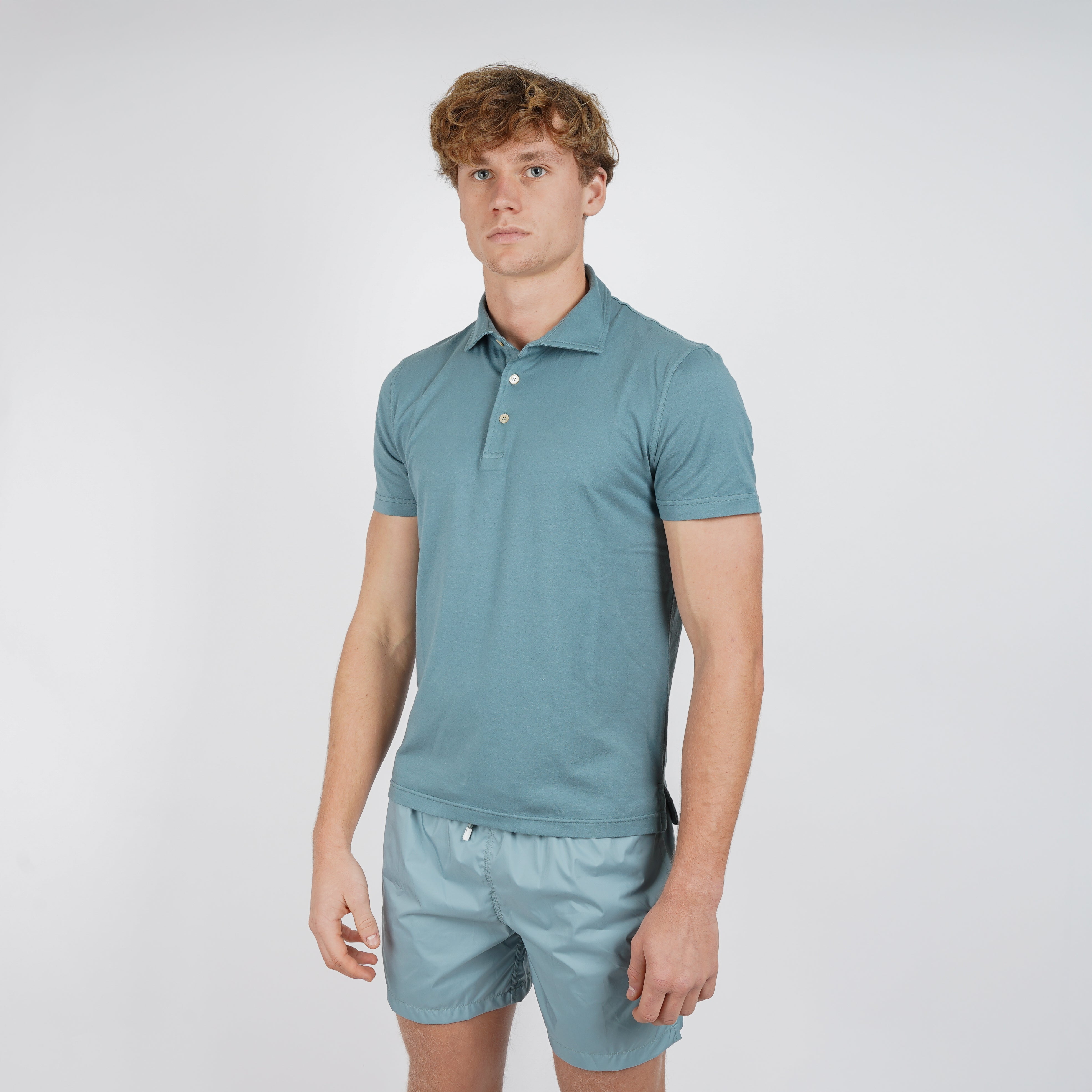 Fedeli Polo Petrolblauw | Jersey Cotton Flex